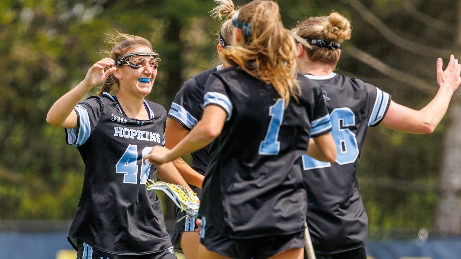 Team celebration vs Maryland