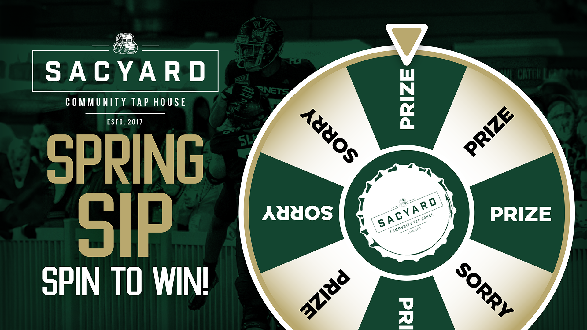 Sacyard Spring Sip Spin to Win