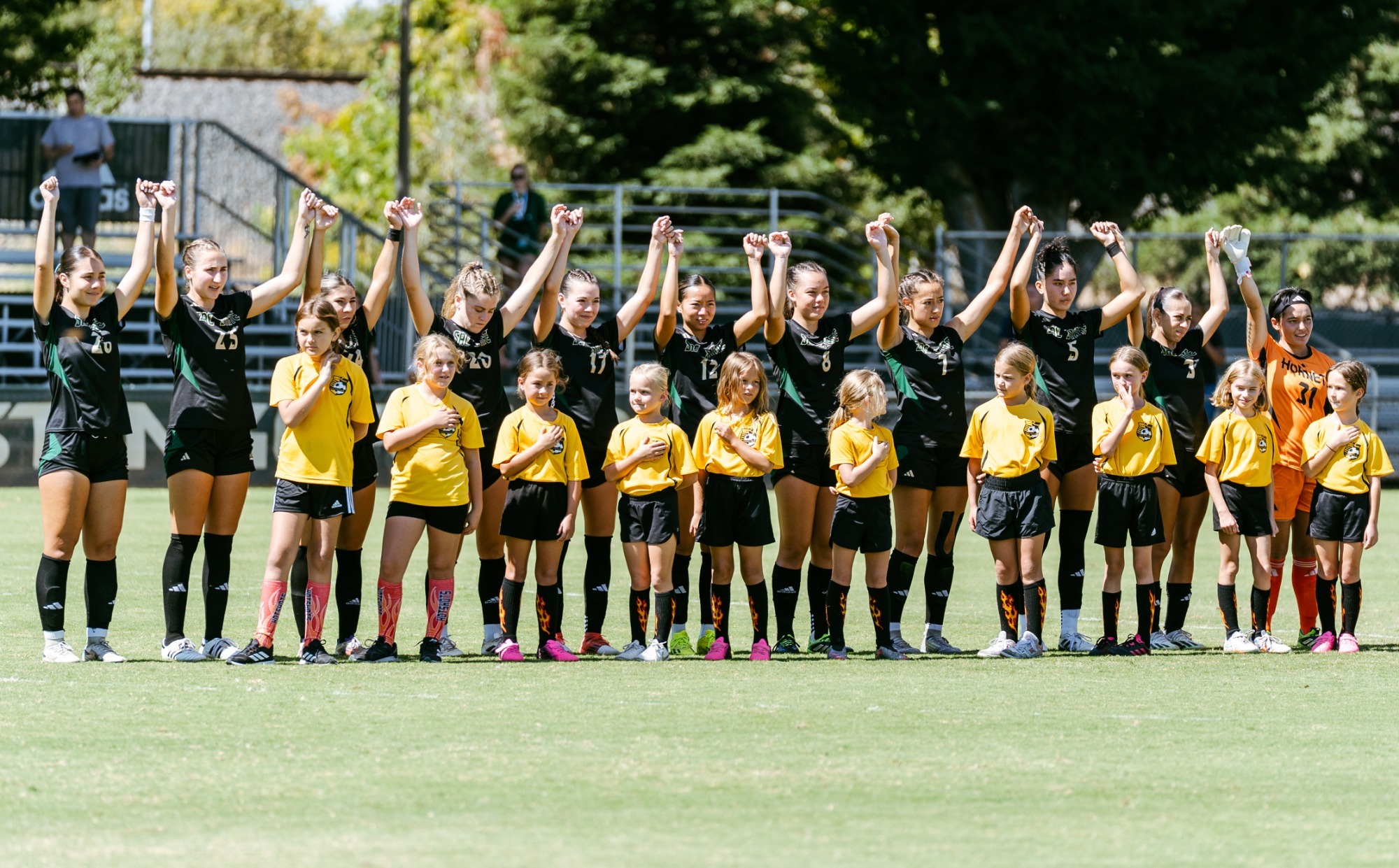 2025-26 WSOC Sacramento State starters vs. San Jose State