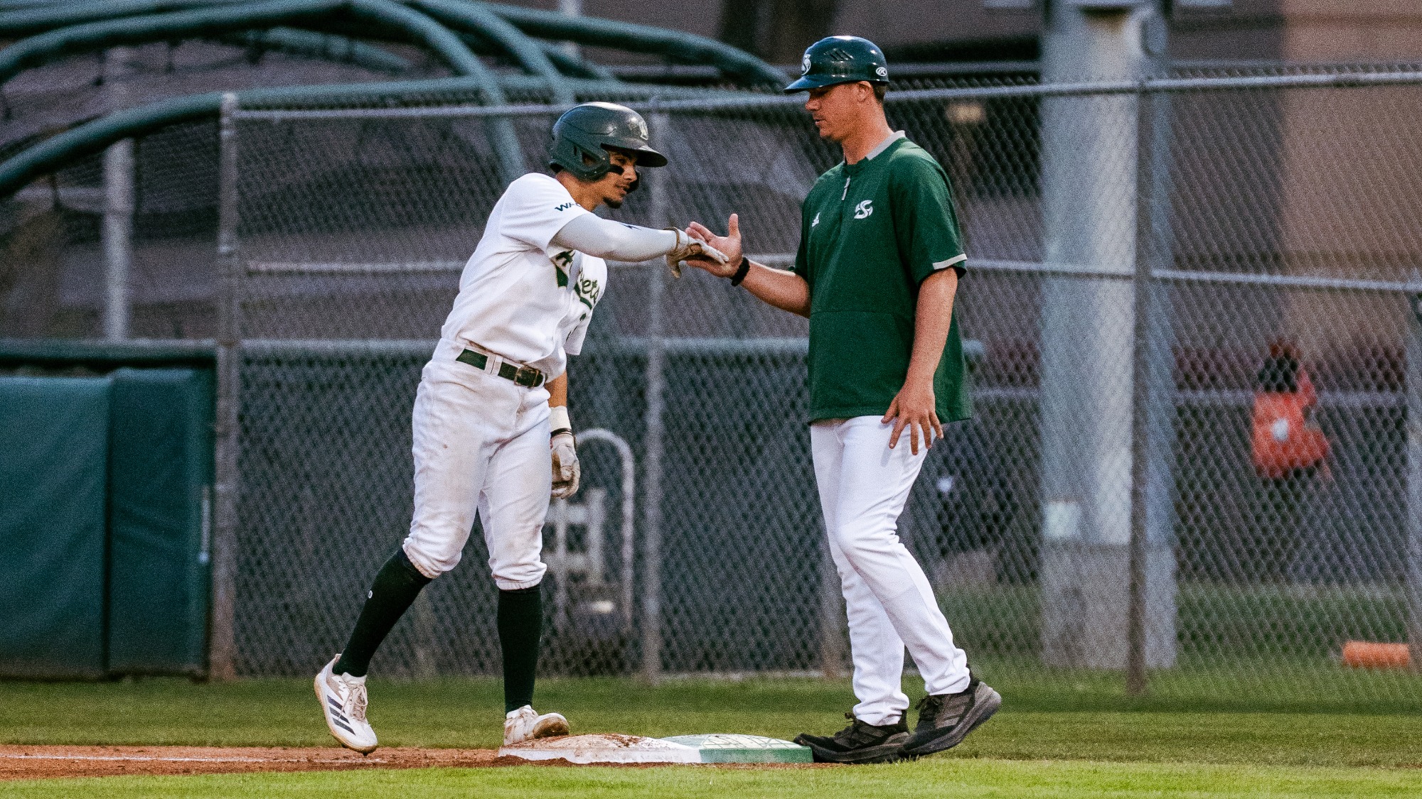 Luis Pimentel-Guerrero and Assistant Coach Matt Smith vs. Pacific (March 13, 2026)