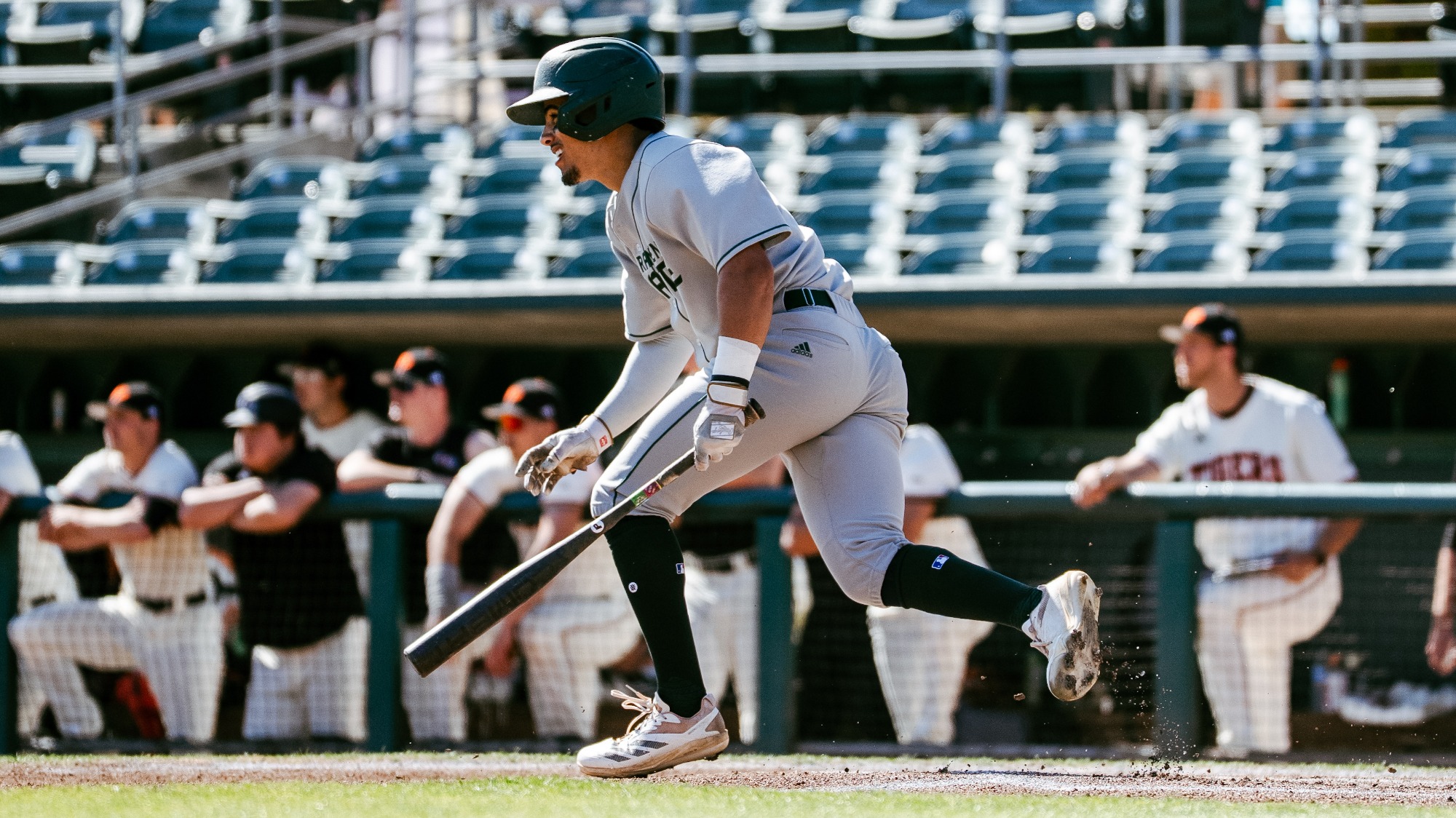 Luis Pimentel-Guerrero takes off for first base vs. Pacific (March 14, 2026)