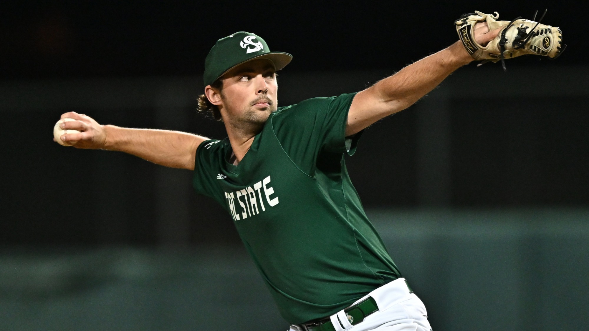 2026 BSB Colin Hunter throws a pitch in the Hornets' season-opening series against UC Irvine