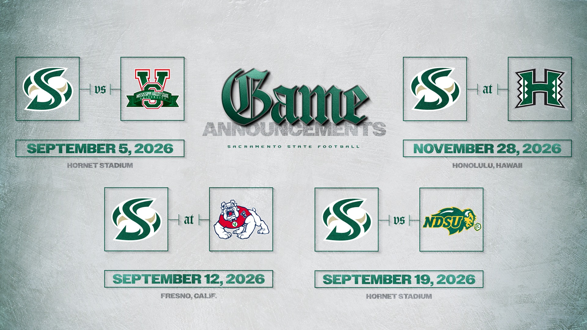 2026 Non-Conference Football Schedule