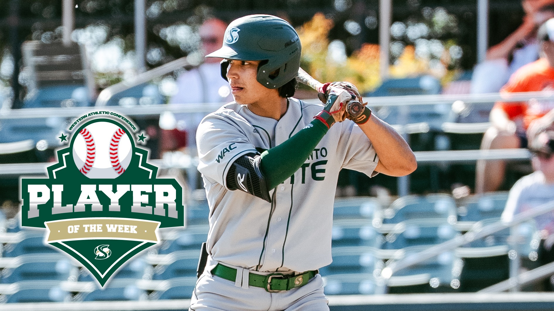 2026 BSB Erick Dessens Western Athletic Conference Player of the Week graphic