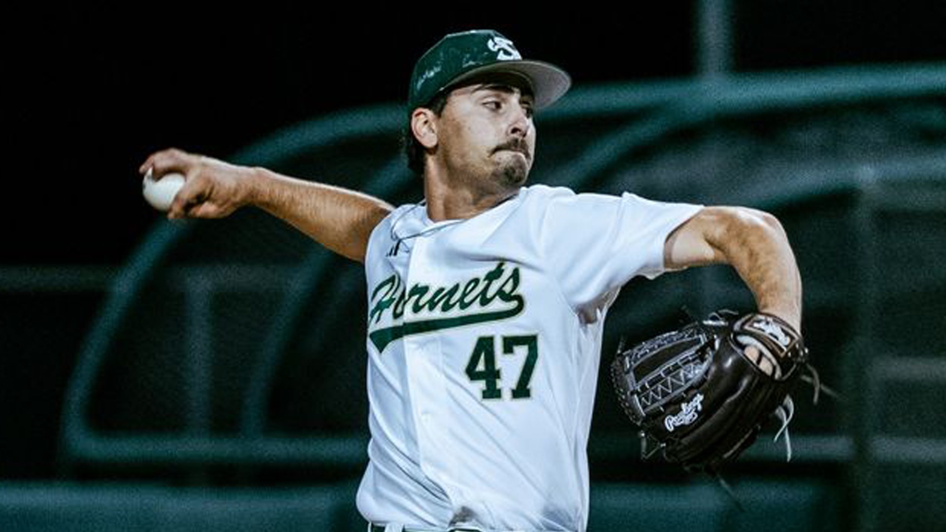 2026 BSB Right-hander Ari Kligman throws a pitch against San Francisco at home on April 14