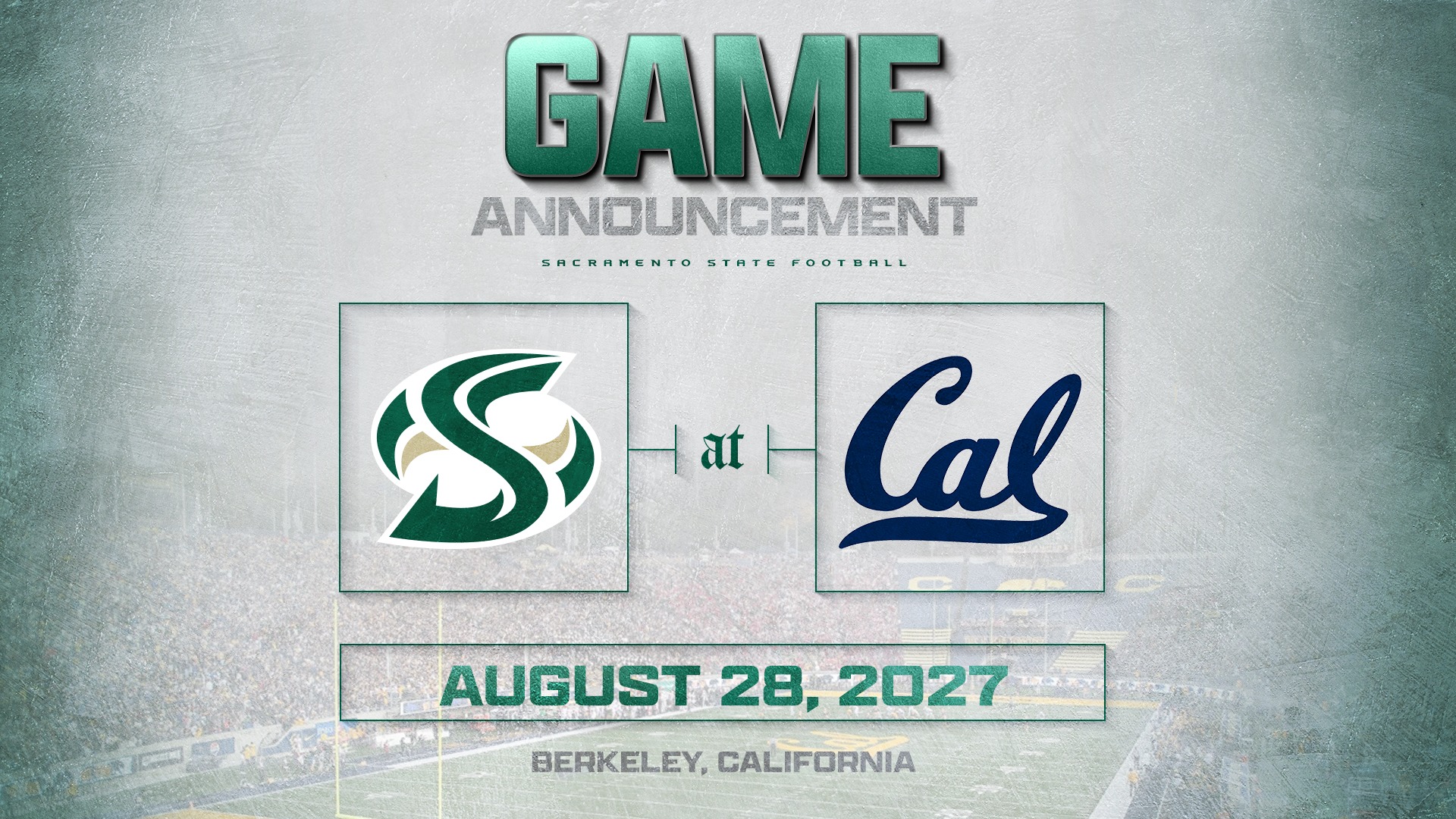 Graphic with Sacramento State and Cal logos