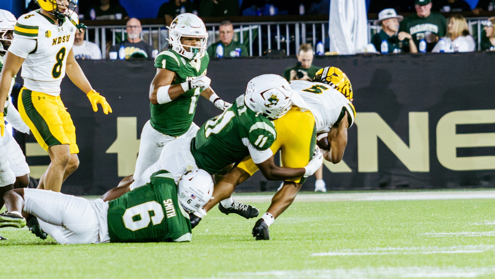 Ivan Moore tackle against NDSU