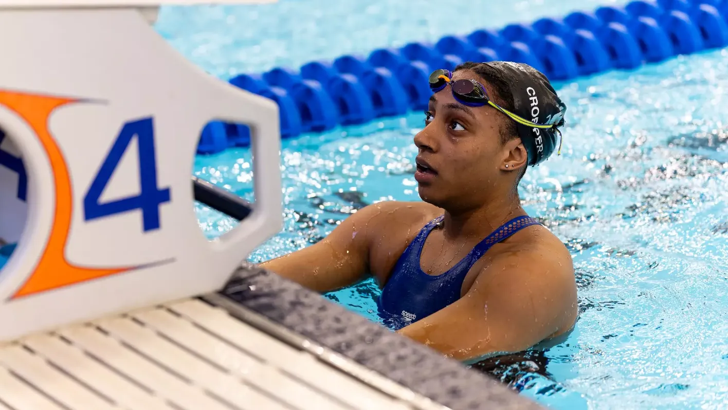 Photo from Day 4 of the Northeast Conference (NEC) Swim & Dive Championship, February 22, 2025. (Brian Fisher for the NEC)