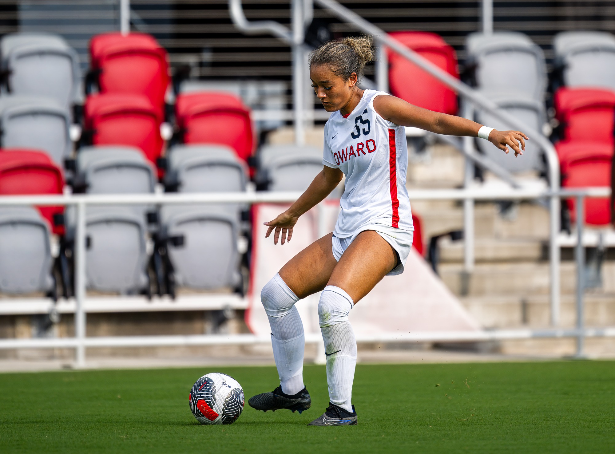 WASHINGTON DC - AUGUST 17, 2025: Howard University hosts Hampton University at Audi Field for the HBCU Invitational.