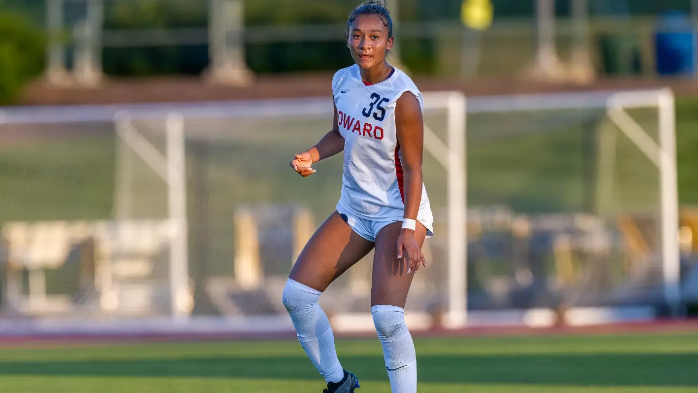 FAIRFAX, VA - AUGUST 9, 2024: George Mason University hosts Howard University for a  pre-season Women’s Soccer Match.