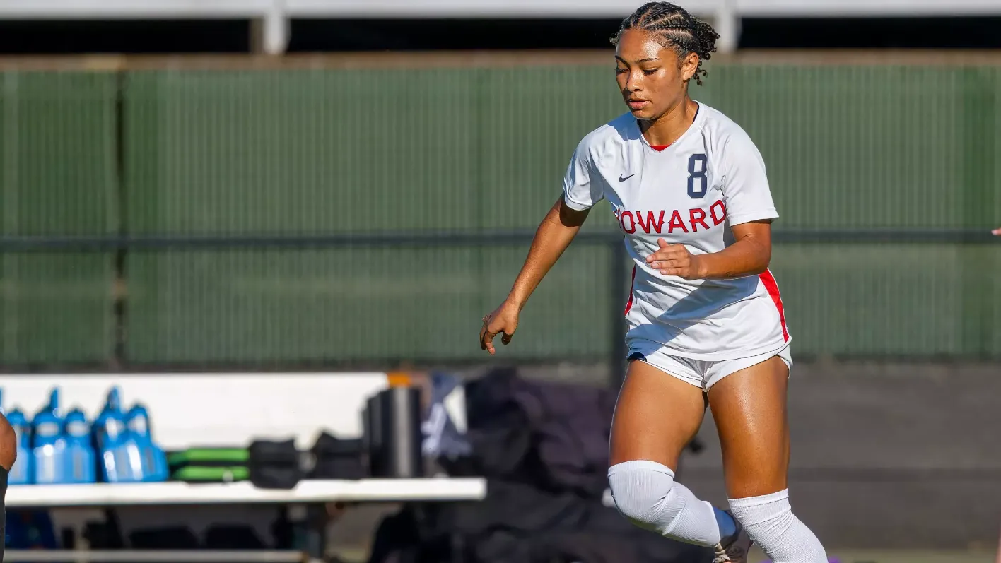 FAIRFAX, VA - AUGUST 9, 2024: George Mason University hosts Howard University for a  pre-season Women’s Soccer Match.