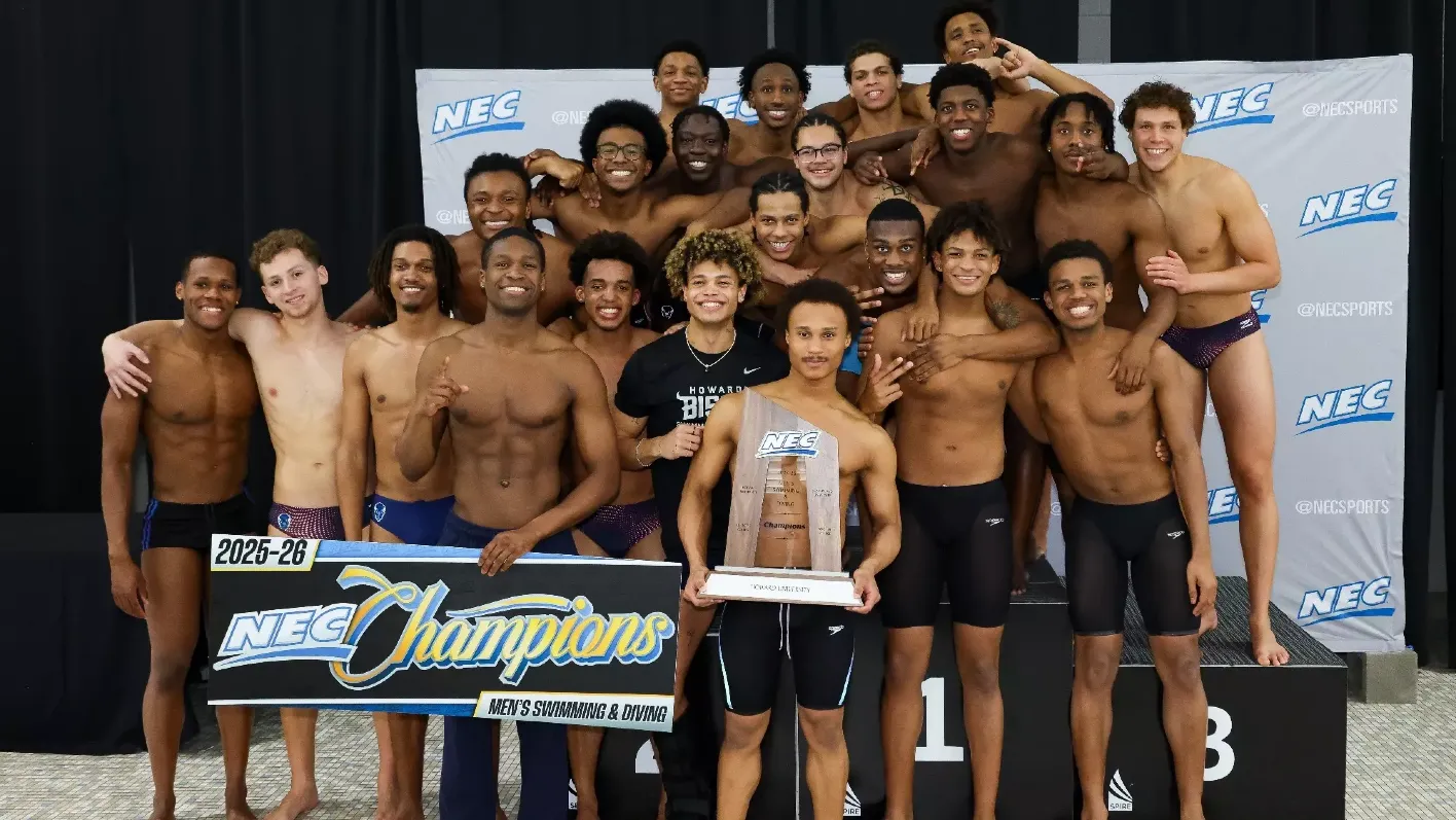 2025-2026 NEC Men's Swimming & Diving Champions