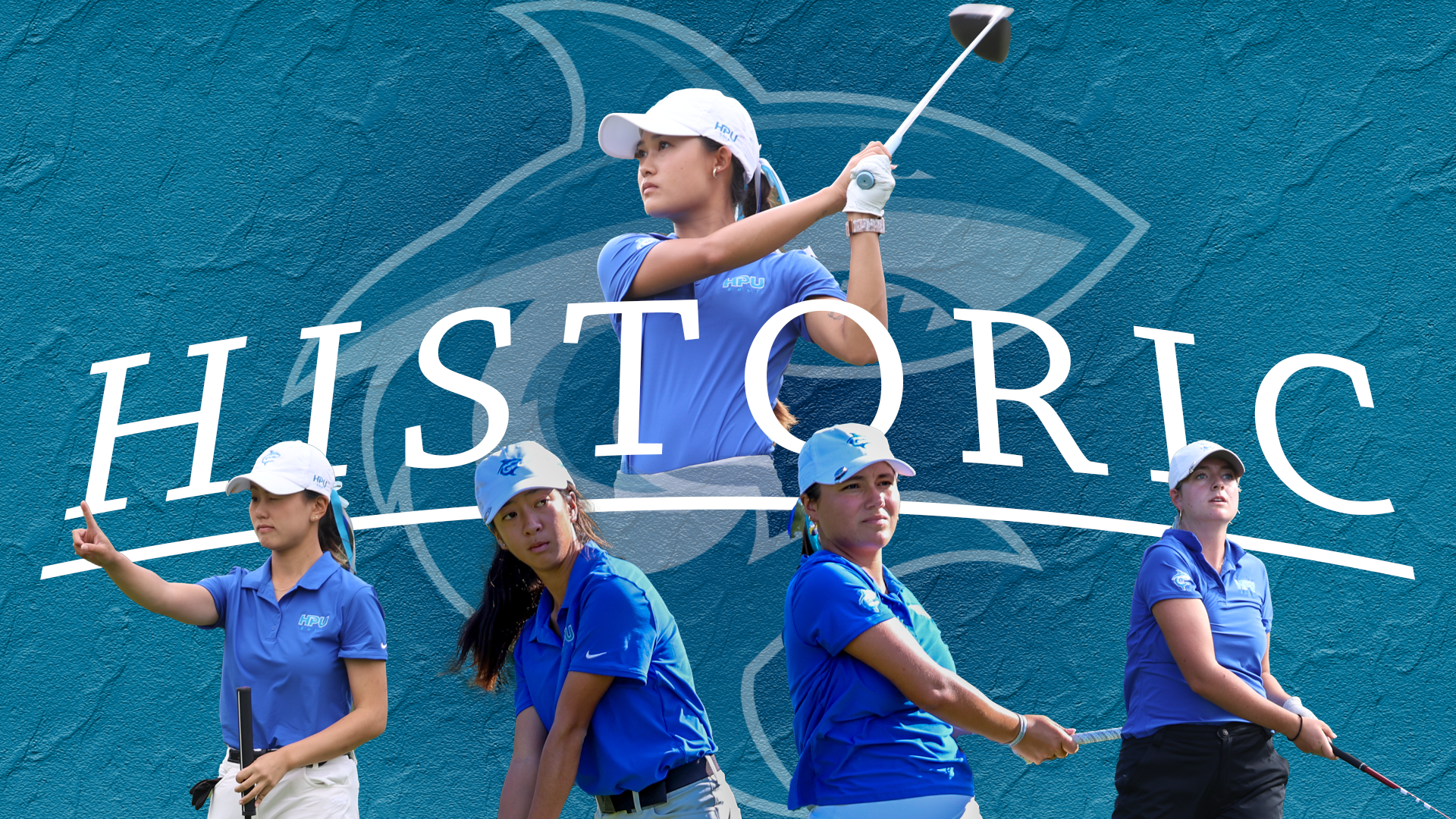 Women's Golf First Win Graphic