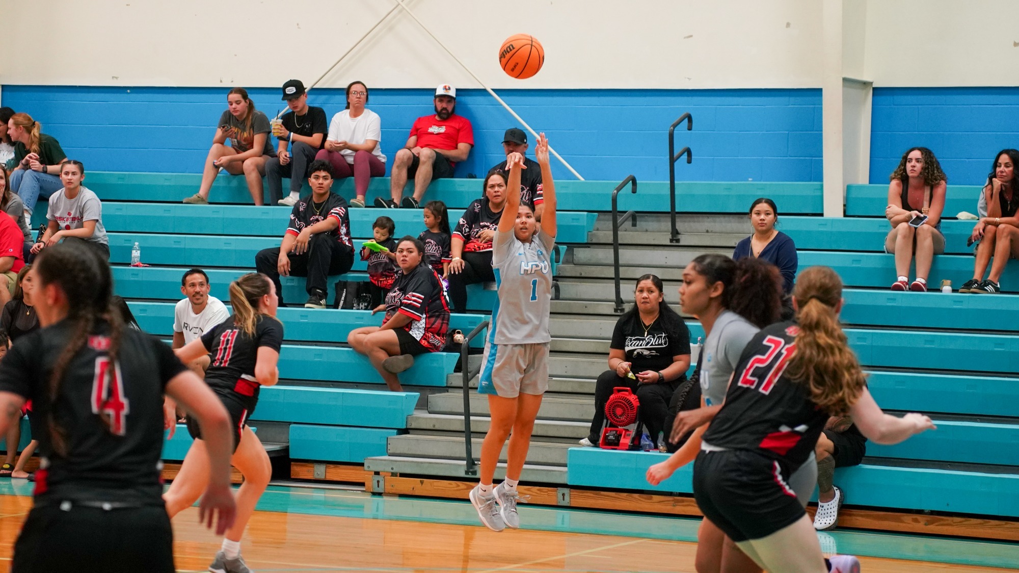 Mia Frye Shoots for Three