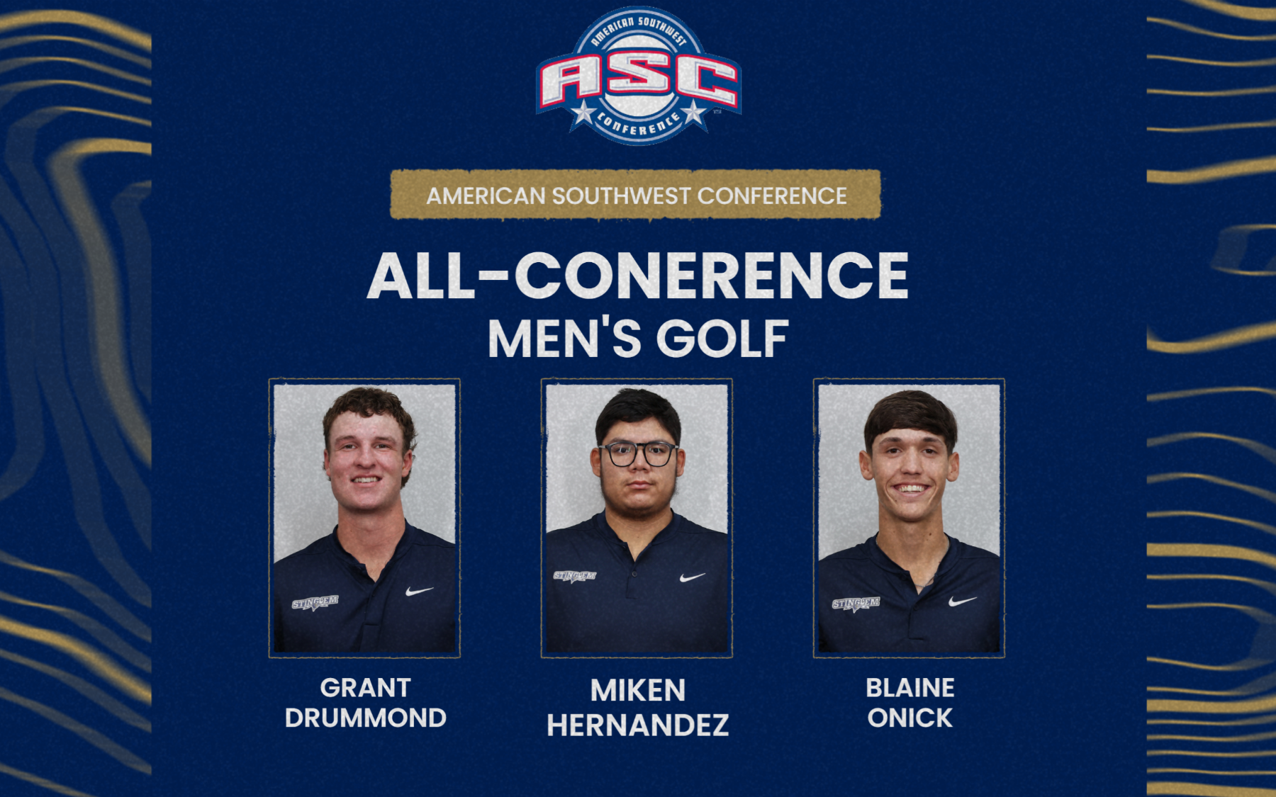 2025 ASC All-Conference MGolf