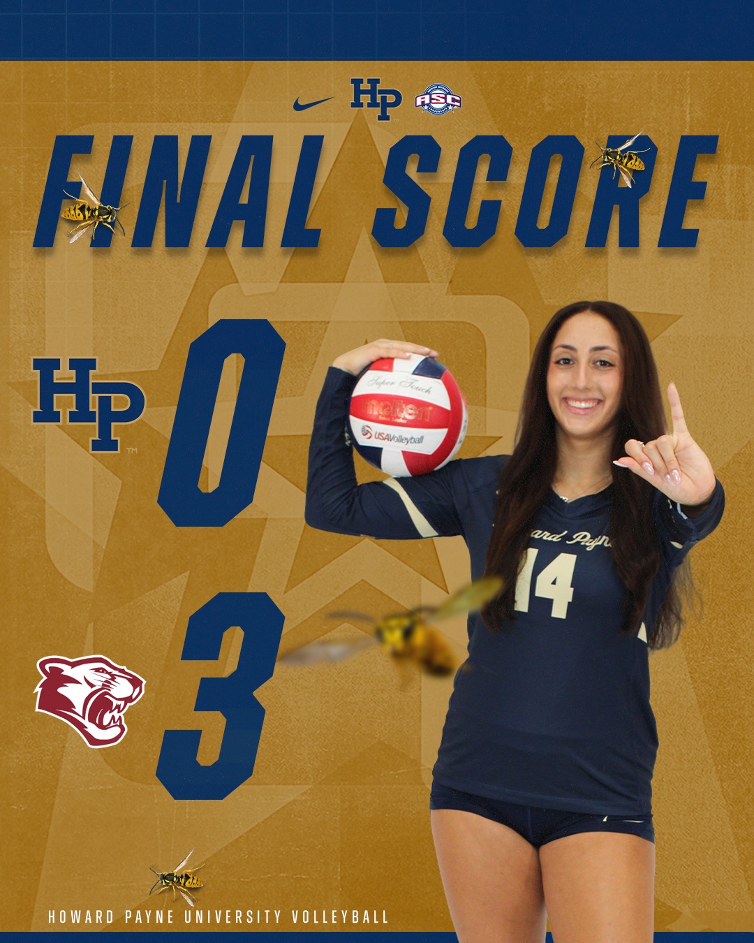 Game Graphic October 15 against Schreiner VB