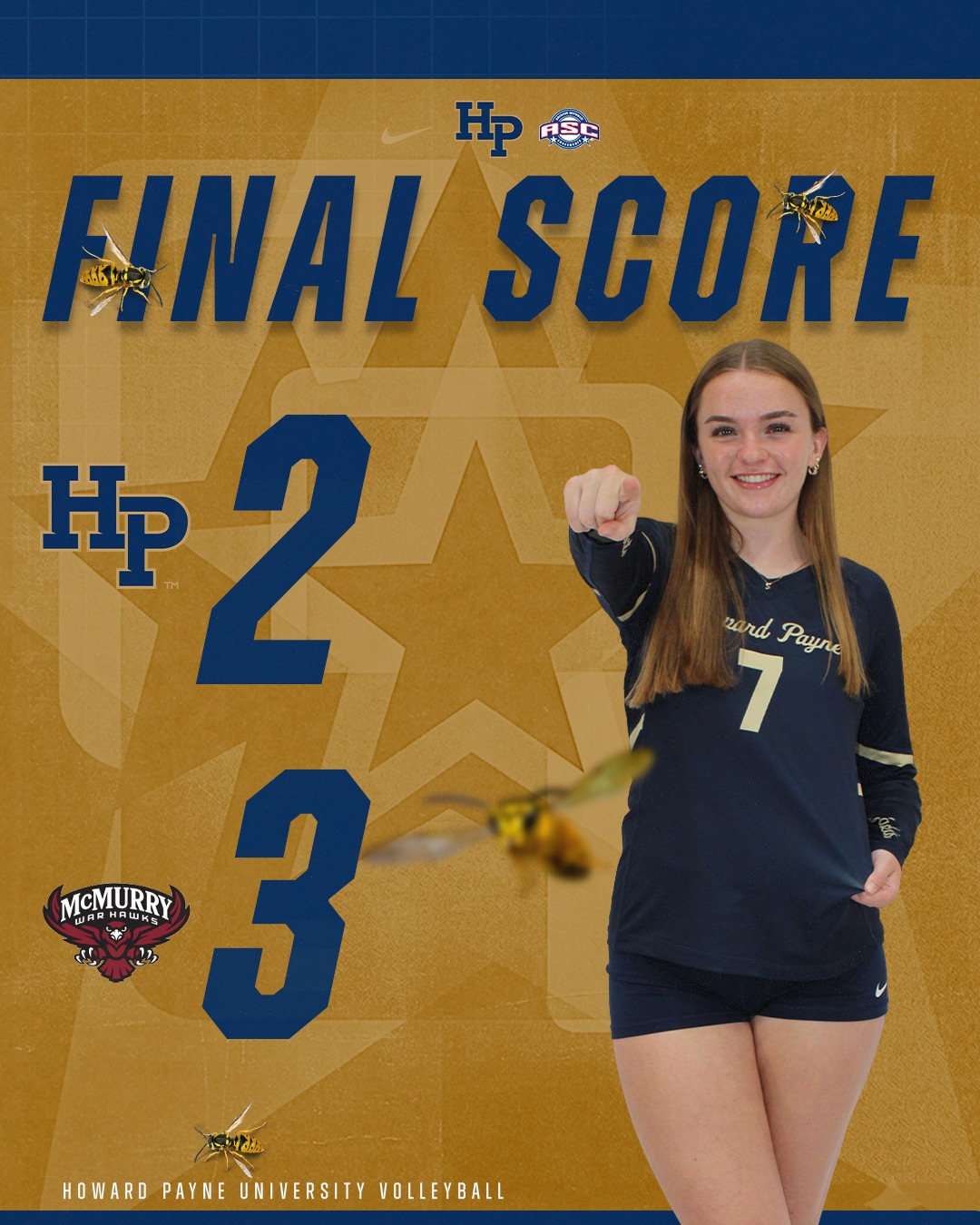 Game Graphic of Loss to McMurry