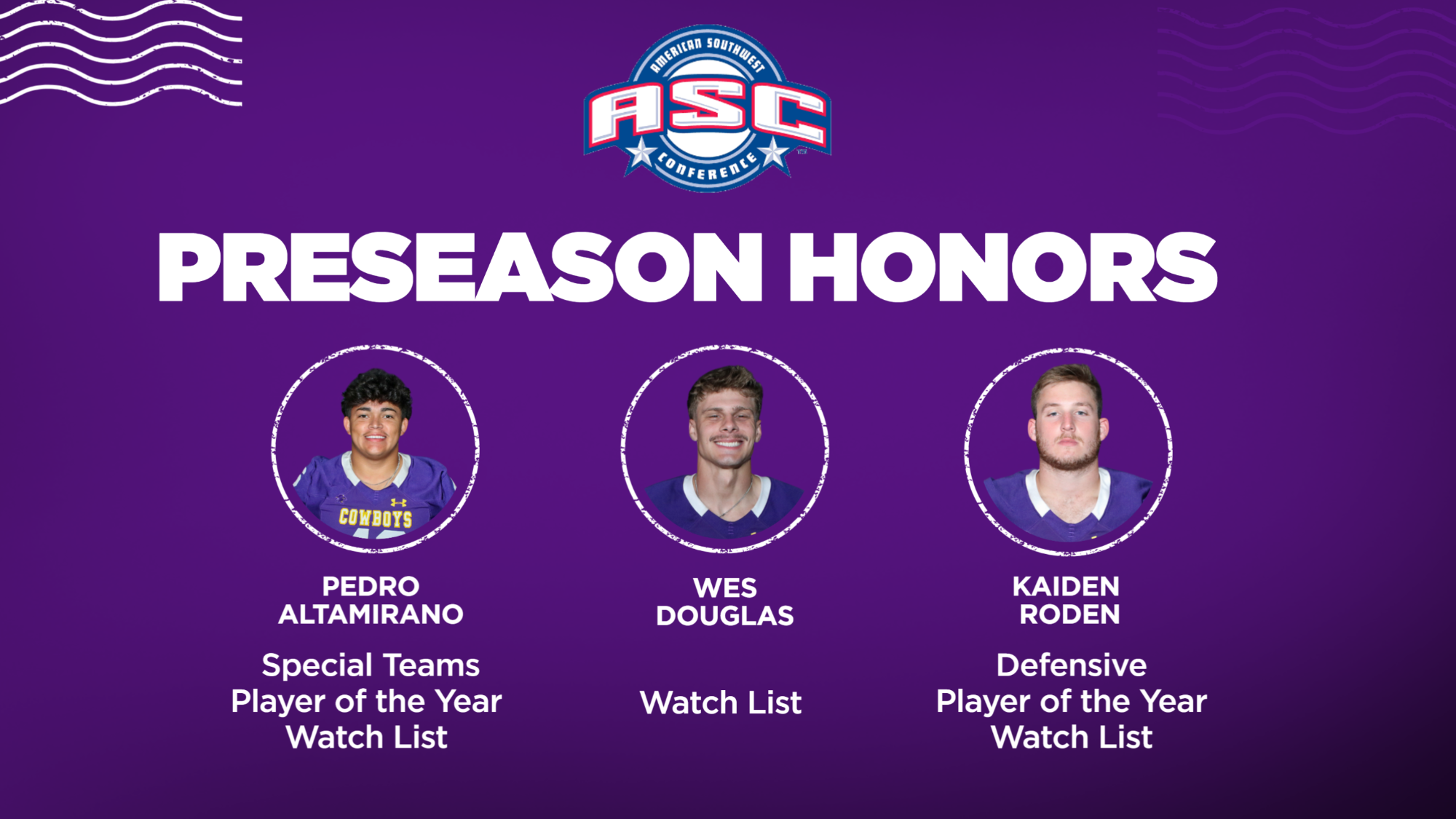 Preseason ASC Poll 