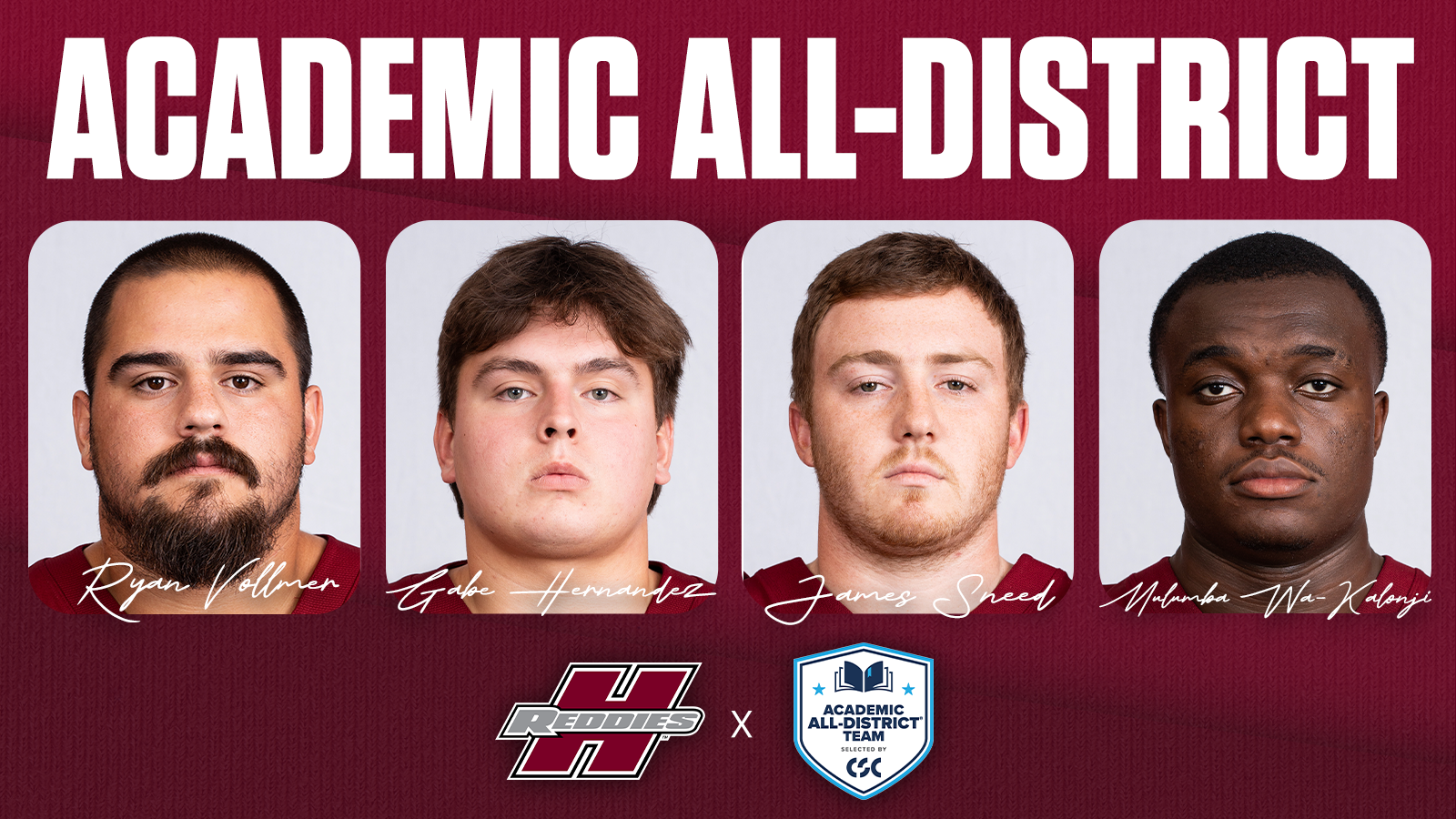 Academic District Honors Football