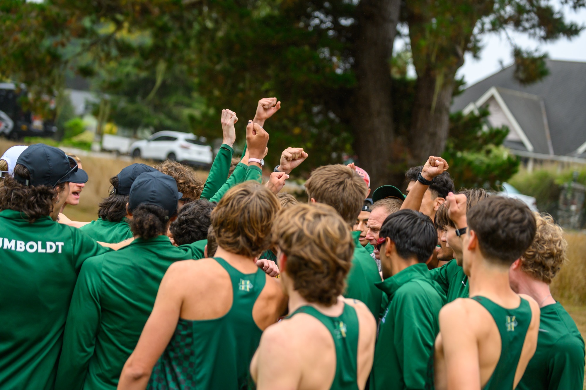 Team XC huddle