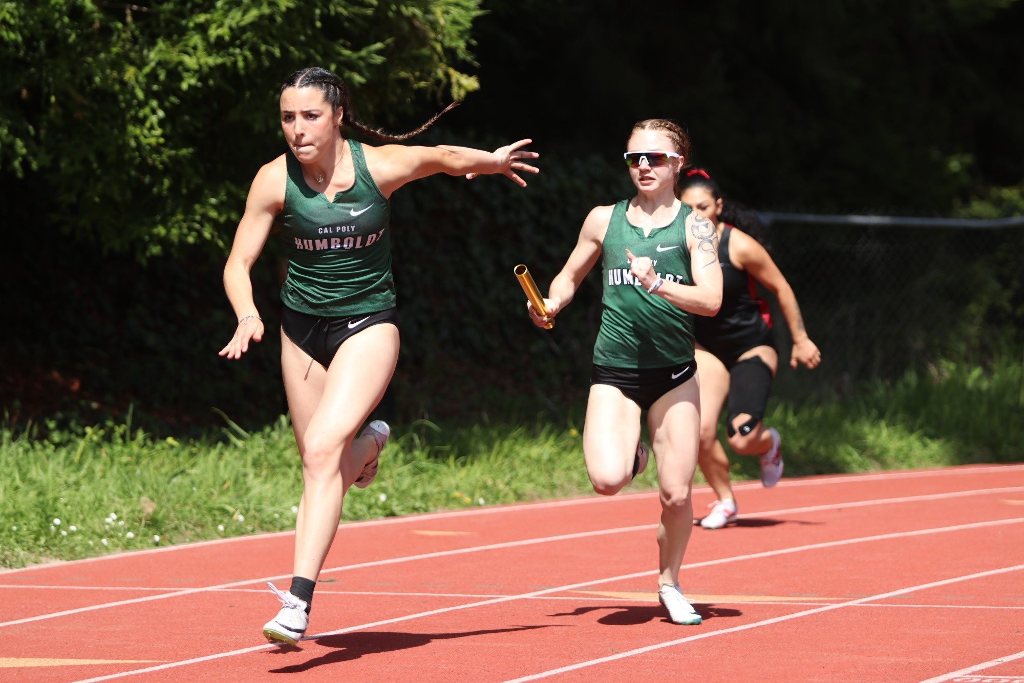 womens track and field, humboldt invite, relays