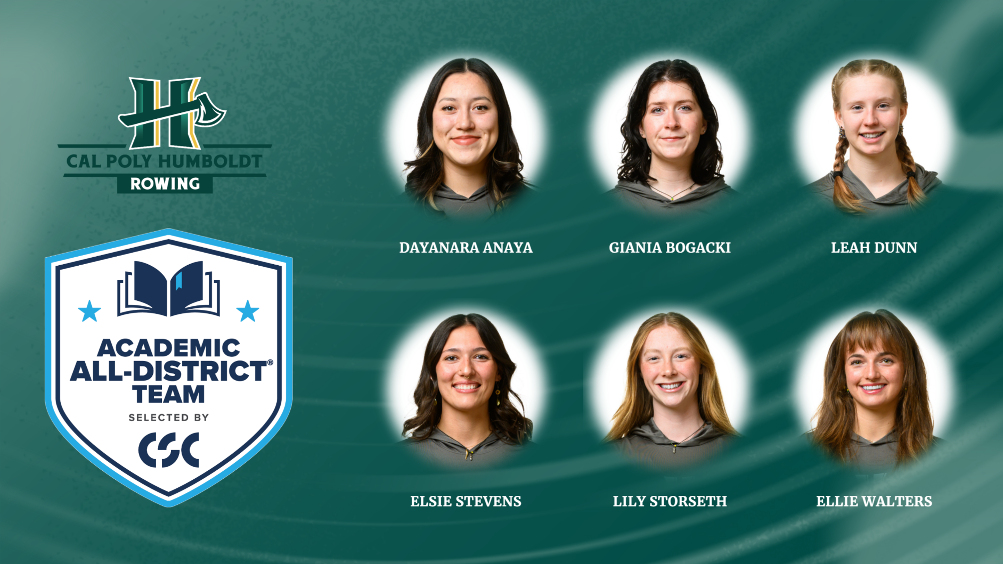 CSC all-academic rowing
