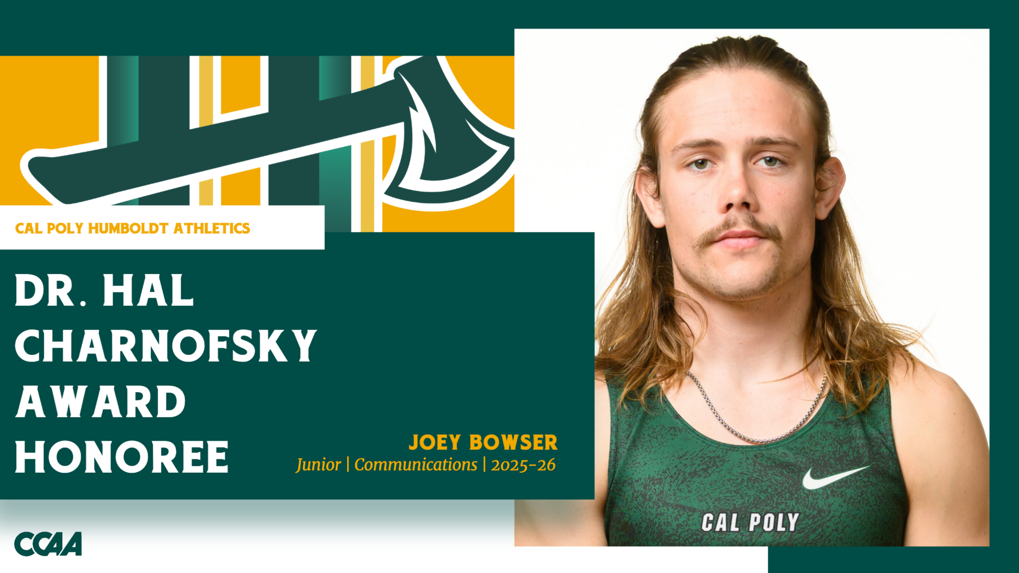 joey bowser charnofsky award 25-26