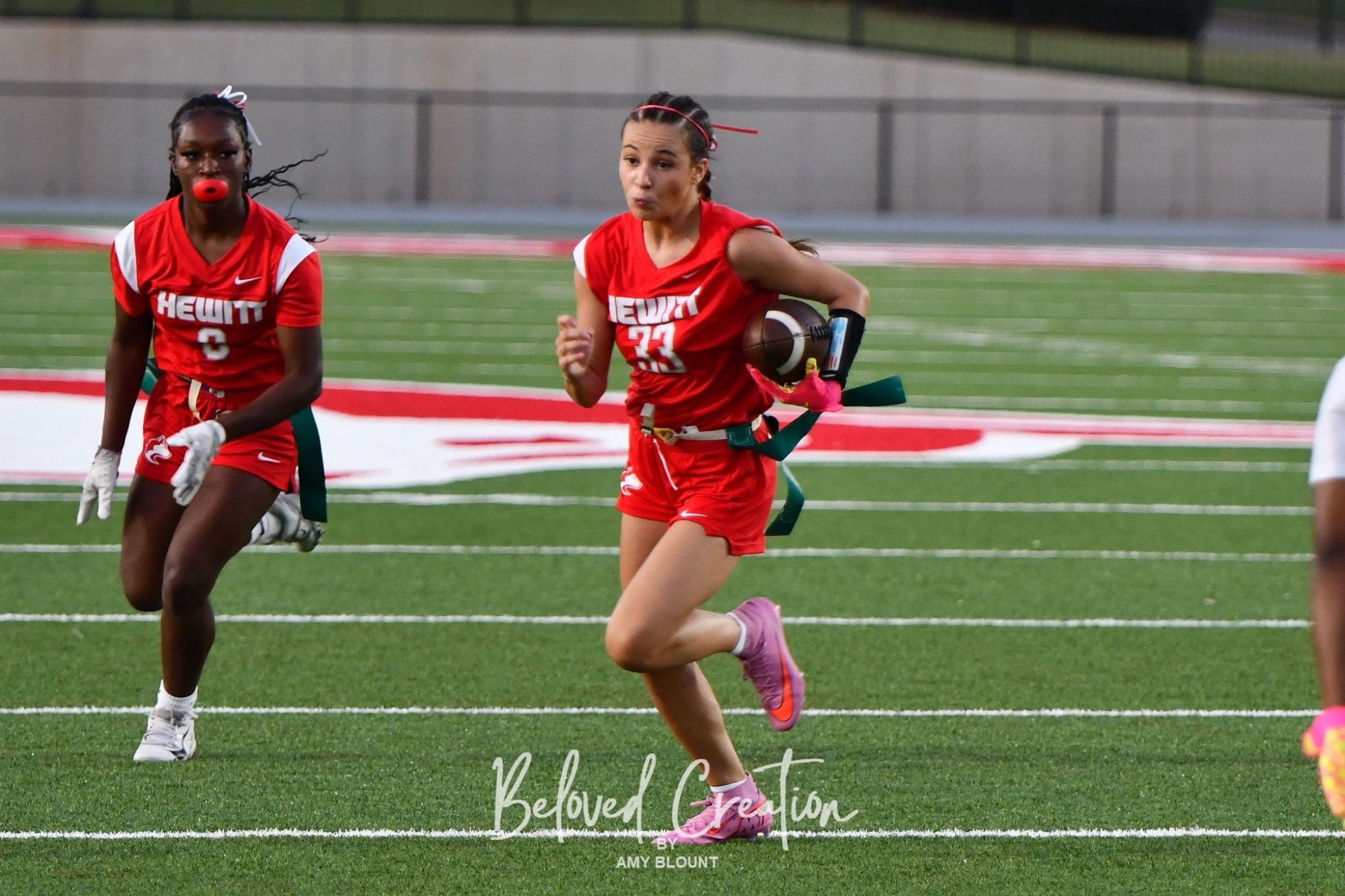 Flag football athlete 