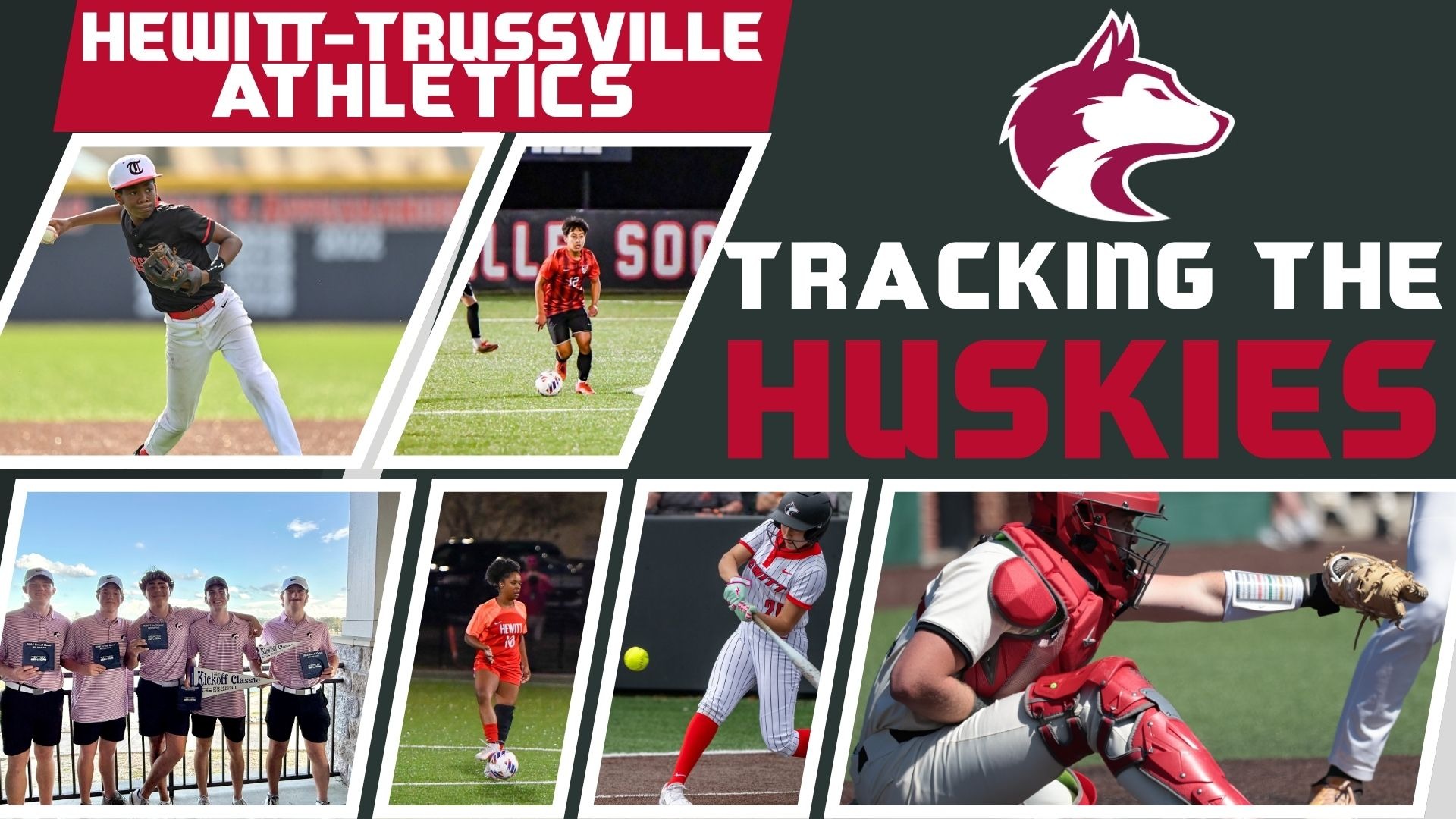 Tracking the Huskies graphic banner