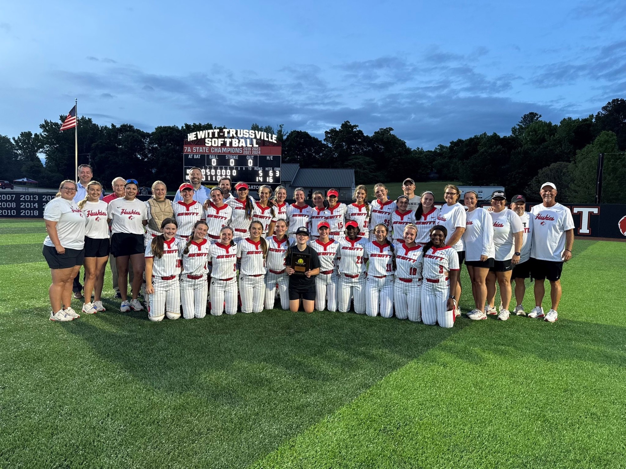 Softball wins area