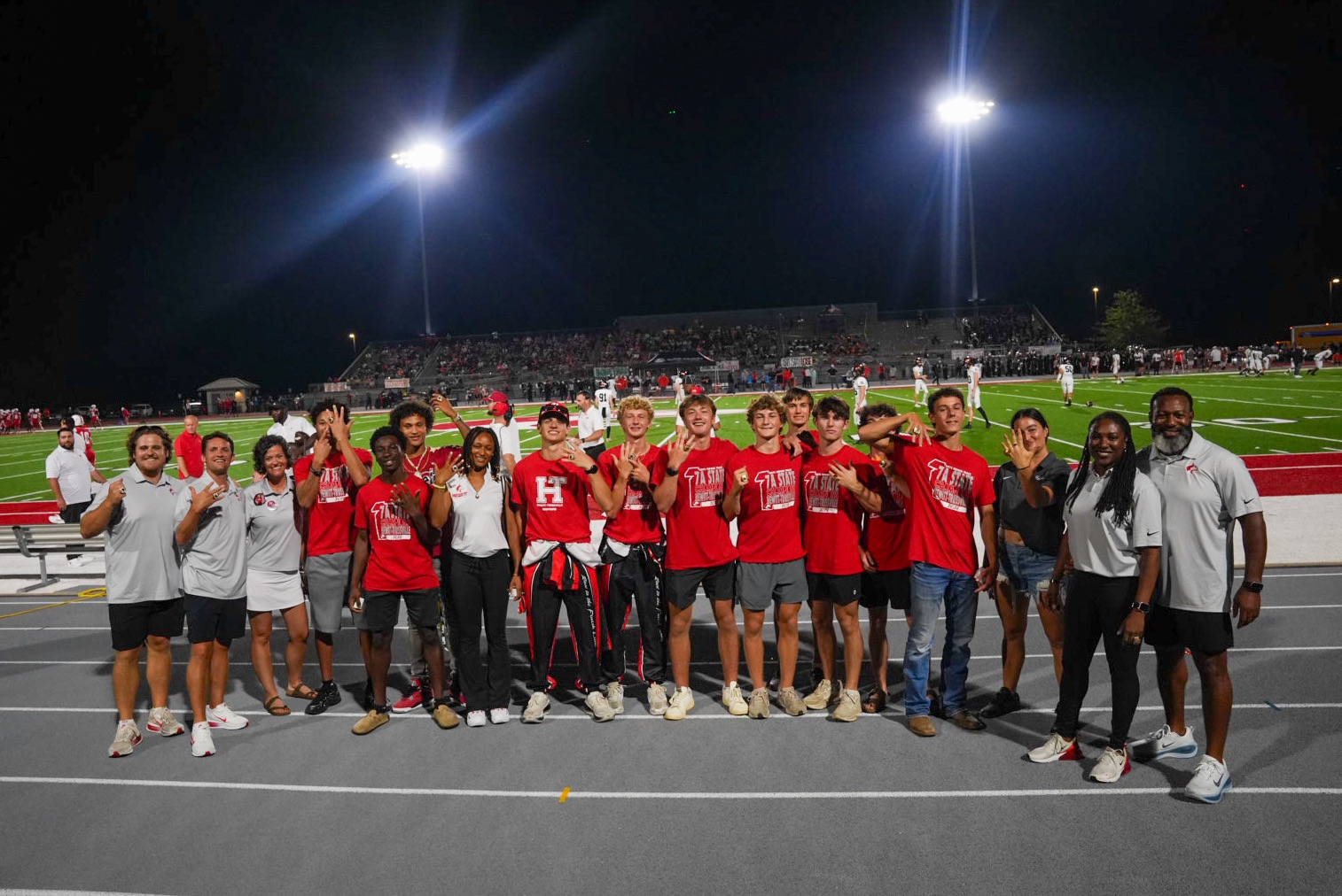 HT Boys Indoor Track Team Recognized with ring ceremony