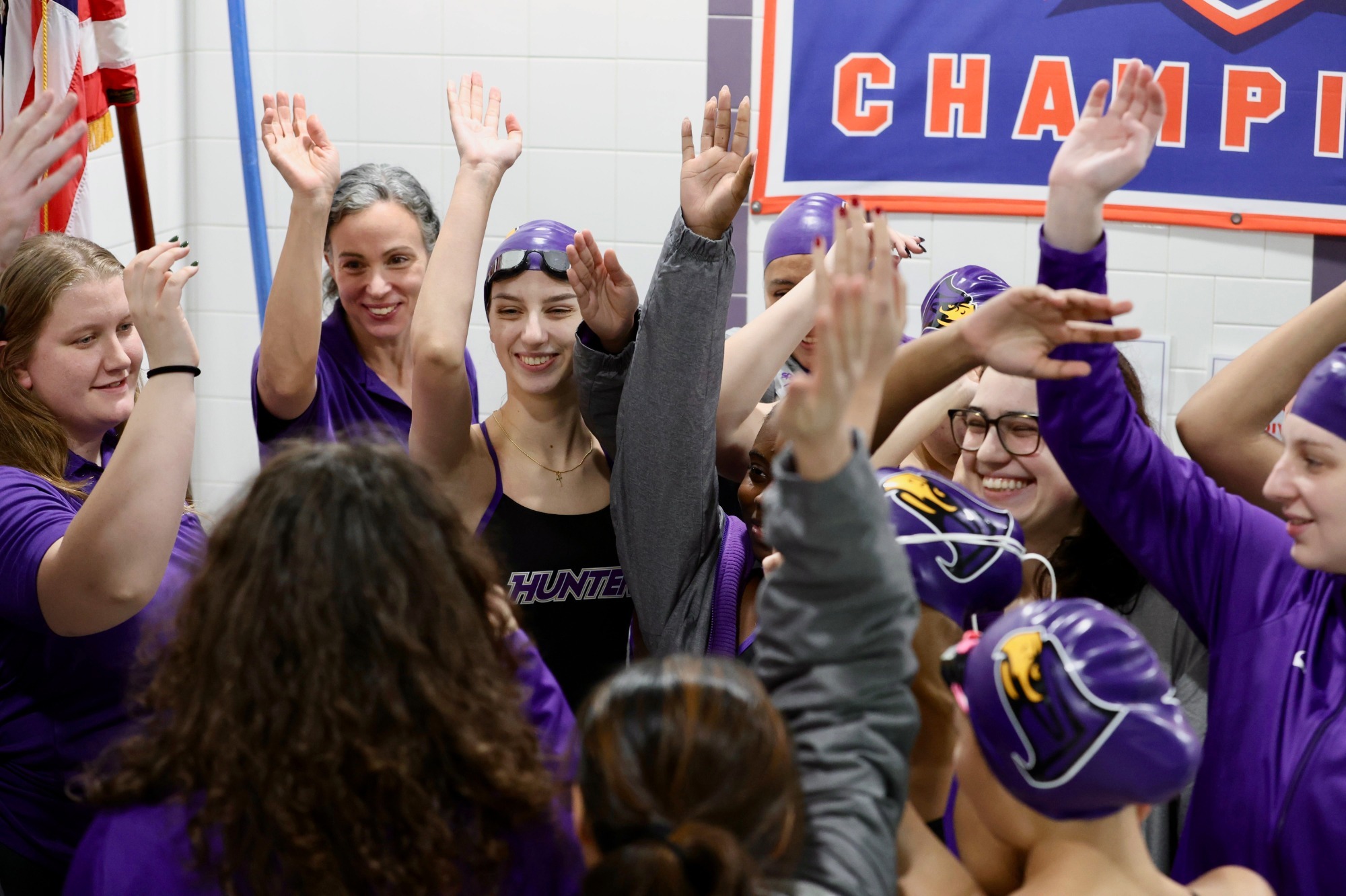Team Huddle Celebrate