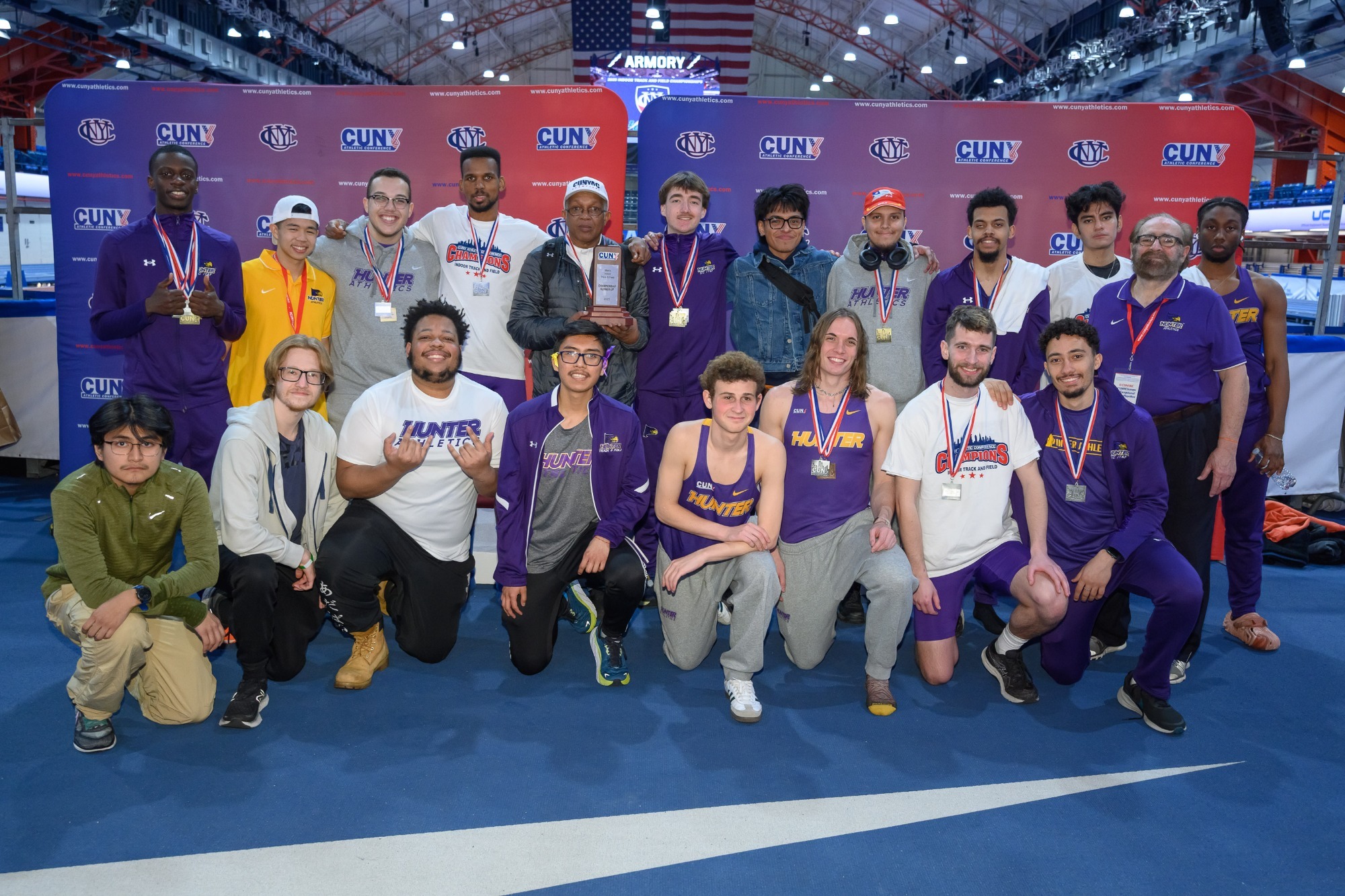 2024-25 men's indoor track and field cunyac championships