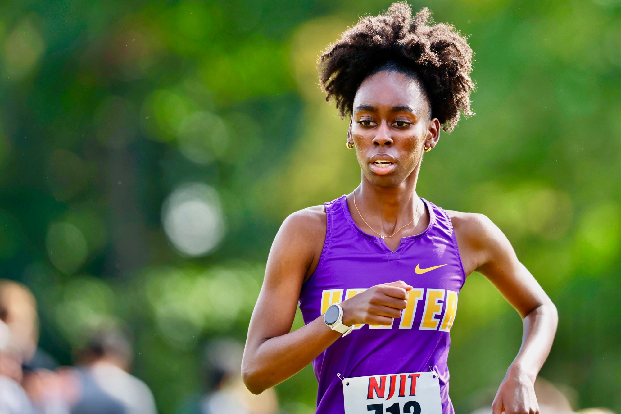 Hunter women's cross country races as the NJIT Invitational.