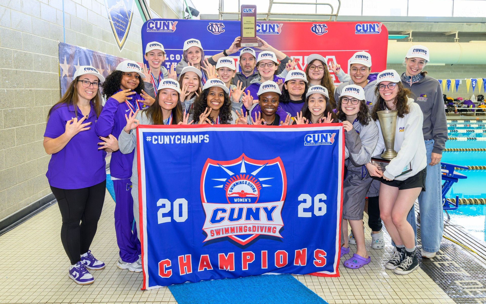 2025-26 swim cunyac championship