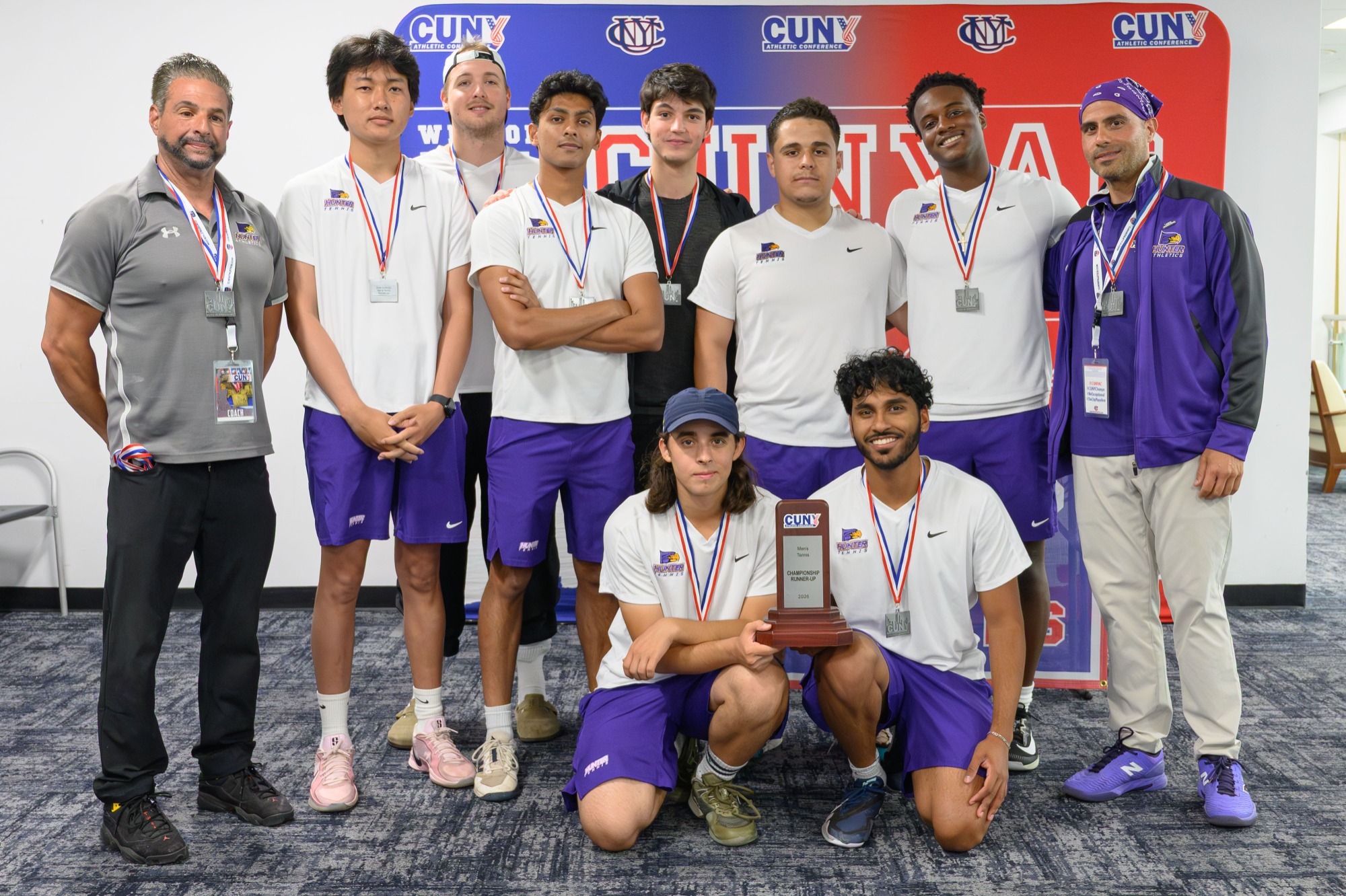 2026 men's tennis cunyac runners-up