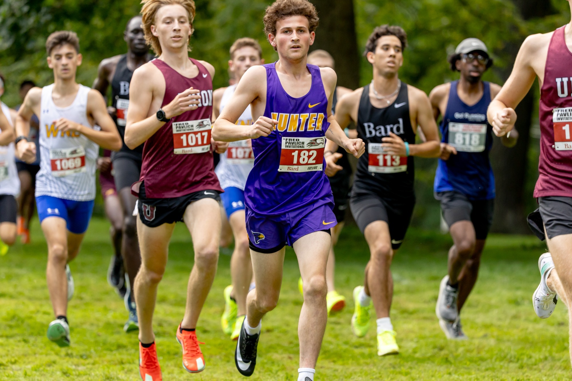 Leonardo Kaplan competes in the men's 6k at the Fred Pavlich Invitational.