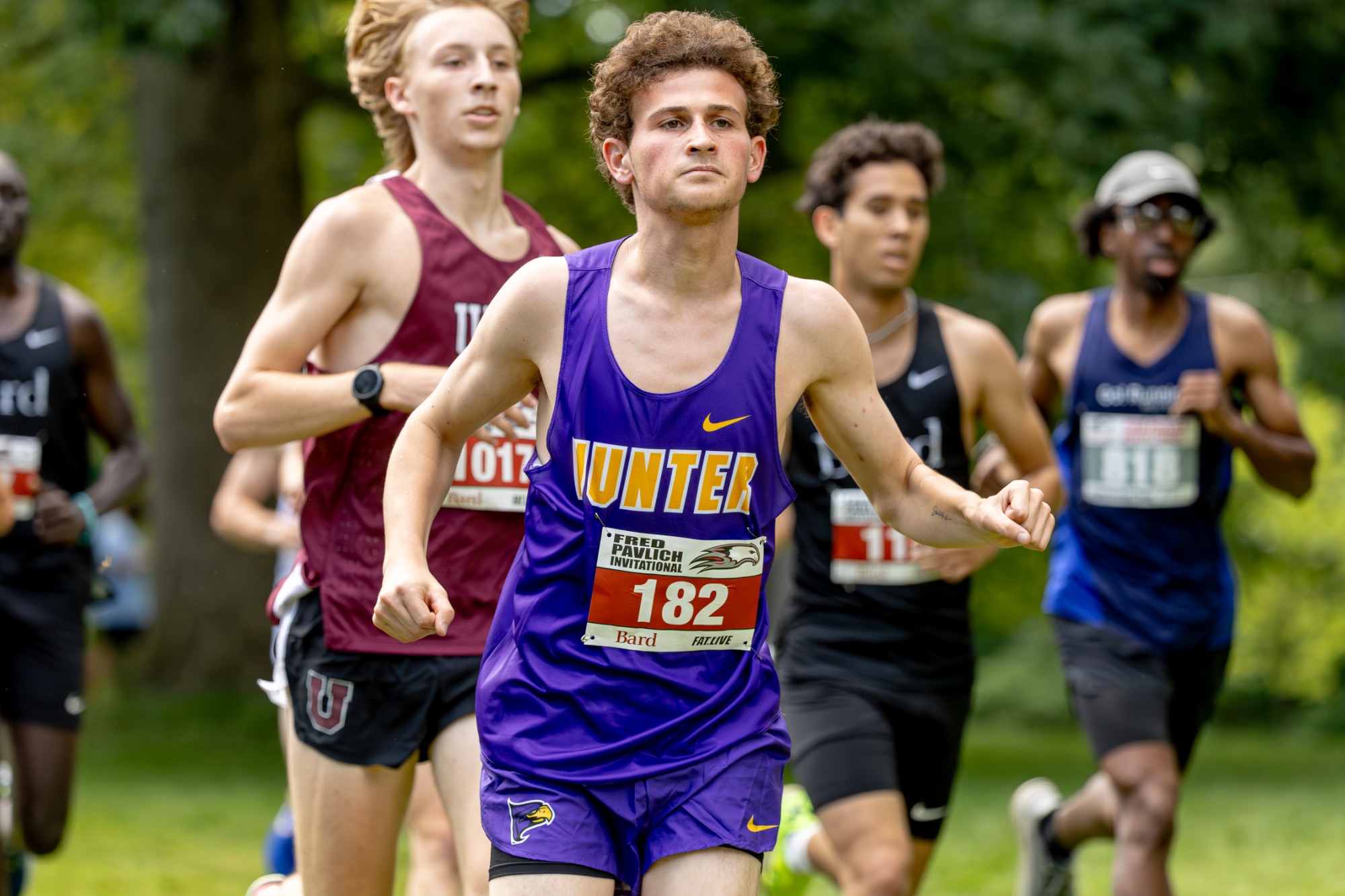 Leonardo Kaplan competes at the Fred Pavlich Invitational.