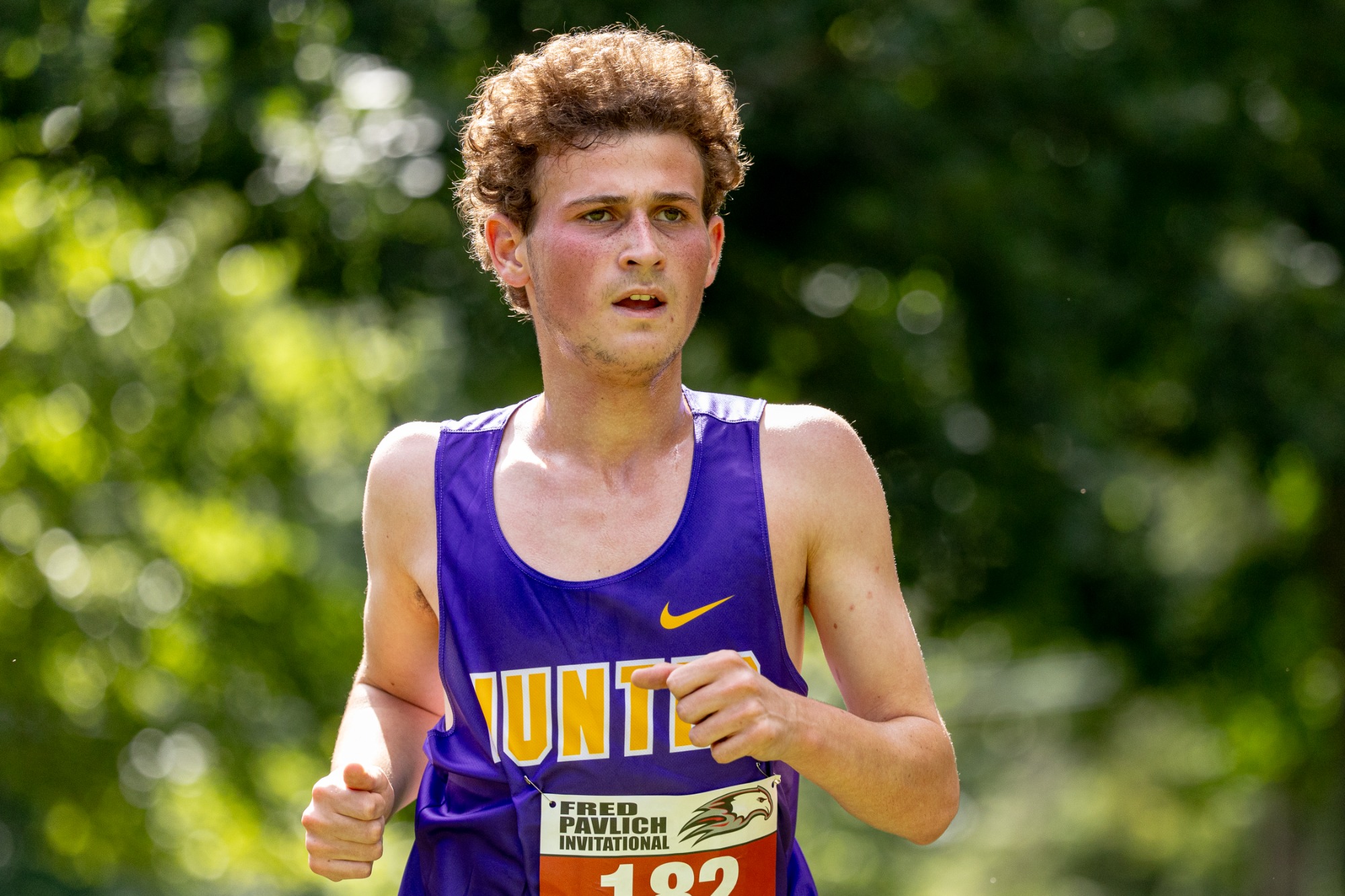 Leonardo Kaplan competes at the Fred Pavlich Invitational.