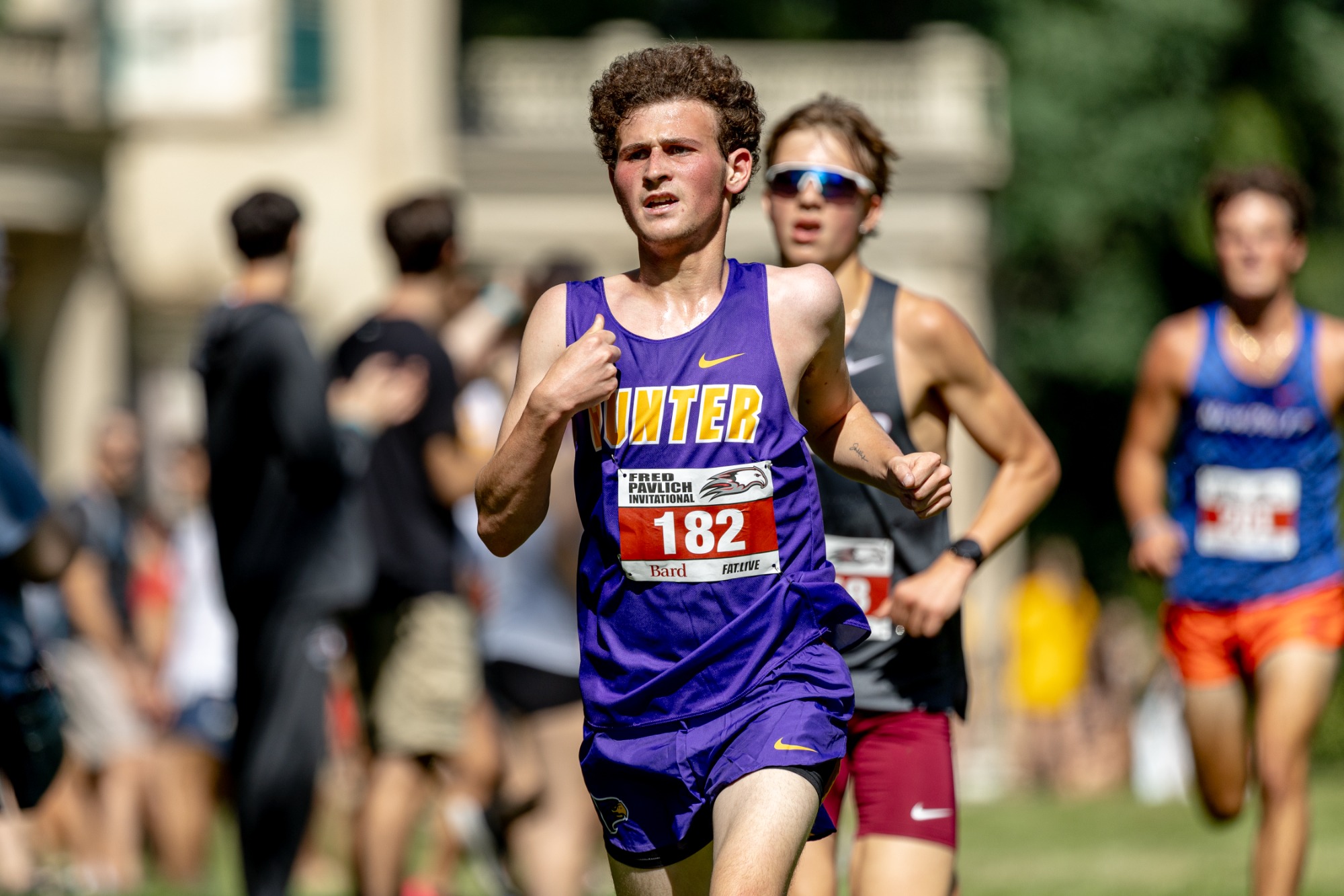 Leonardo Kaplan competes at the Fred Pavlich Invitational.