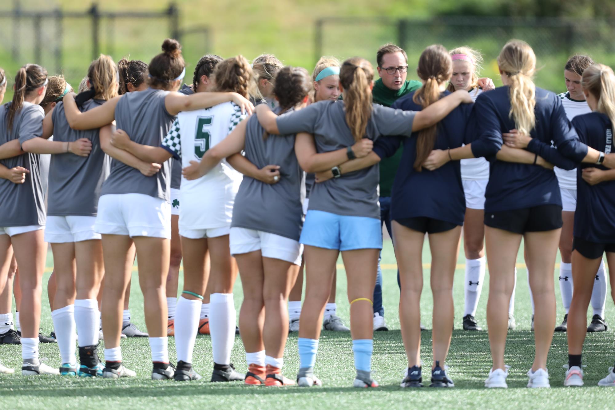 Team Huddling Pregame