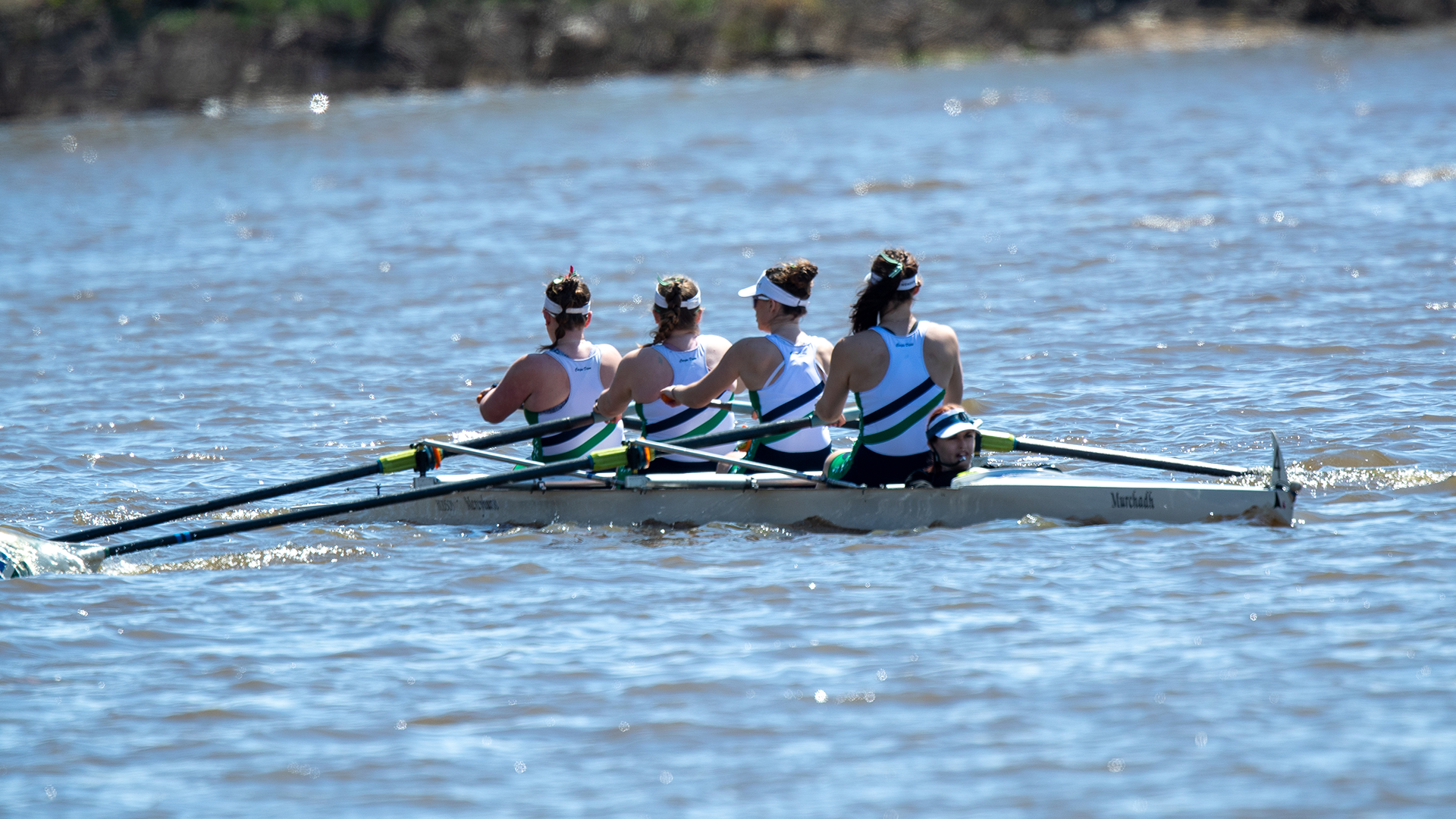 Women's fours in water