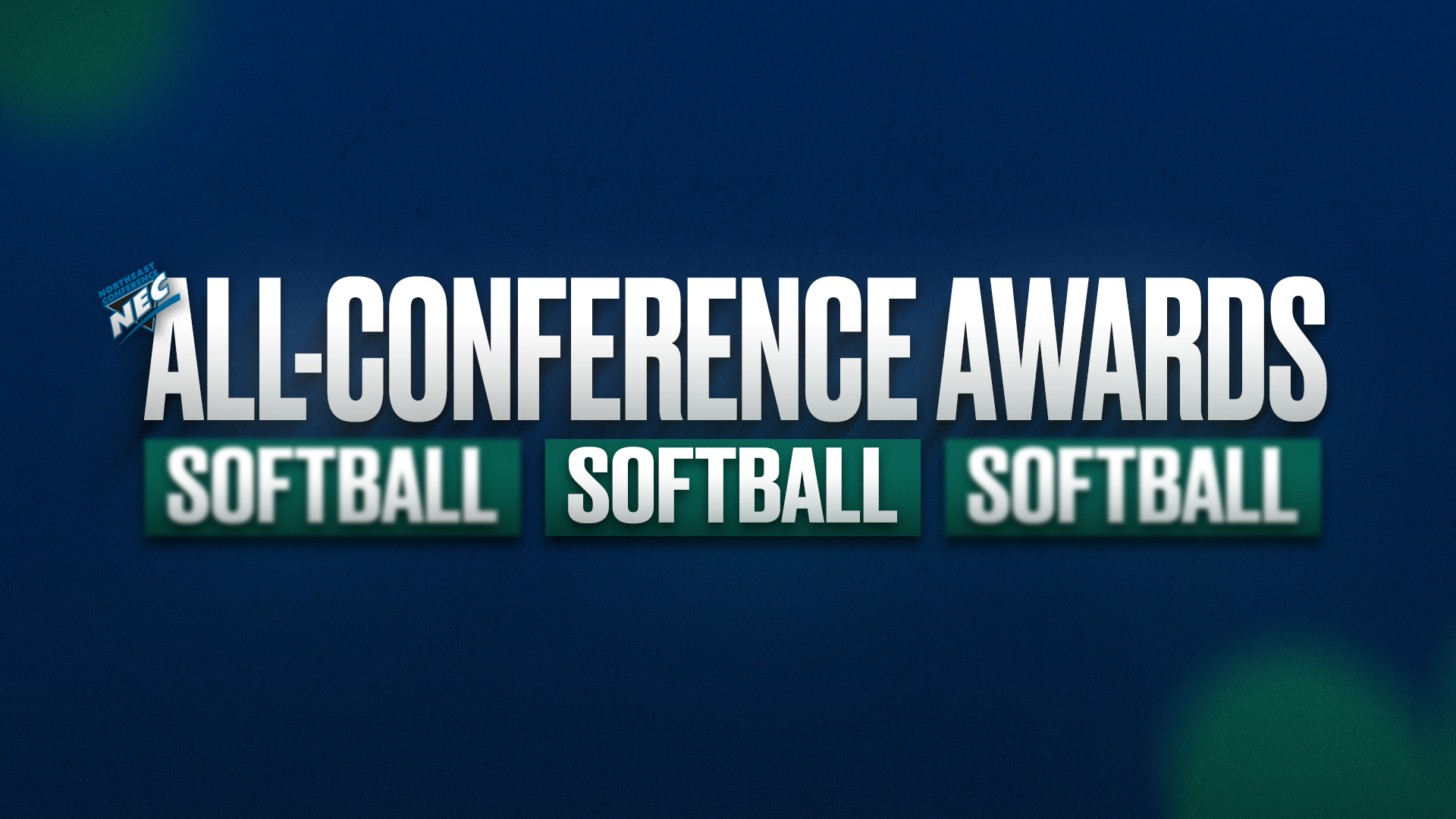 Softball All-NEC Honors