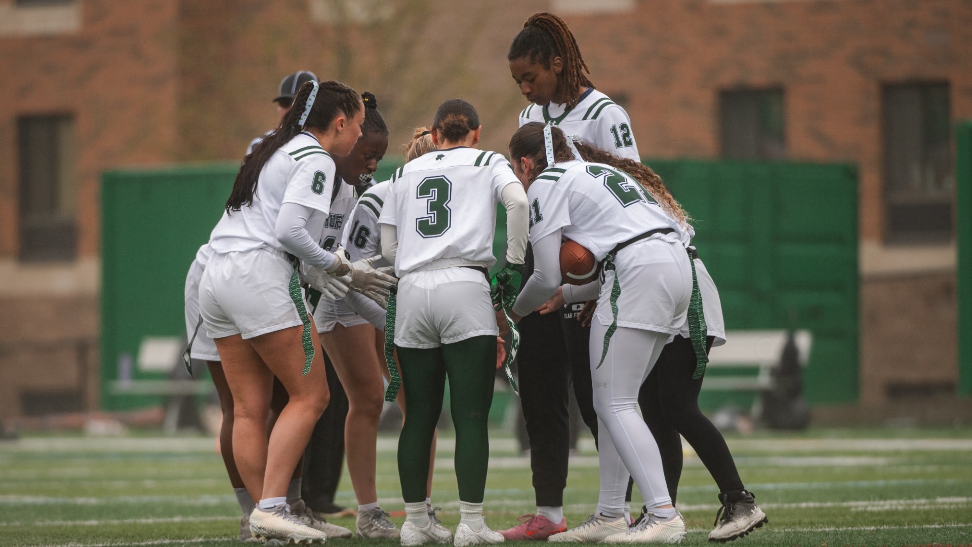 Flag Football Huddle