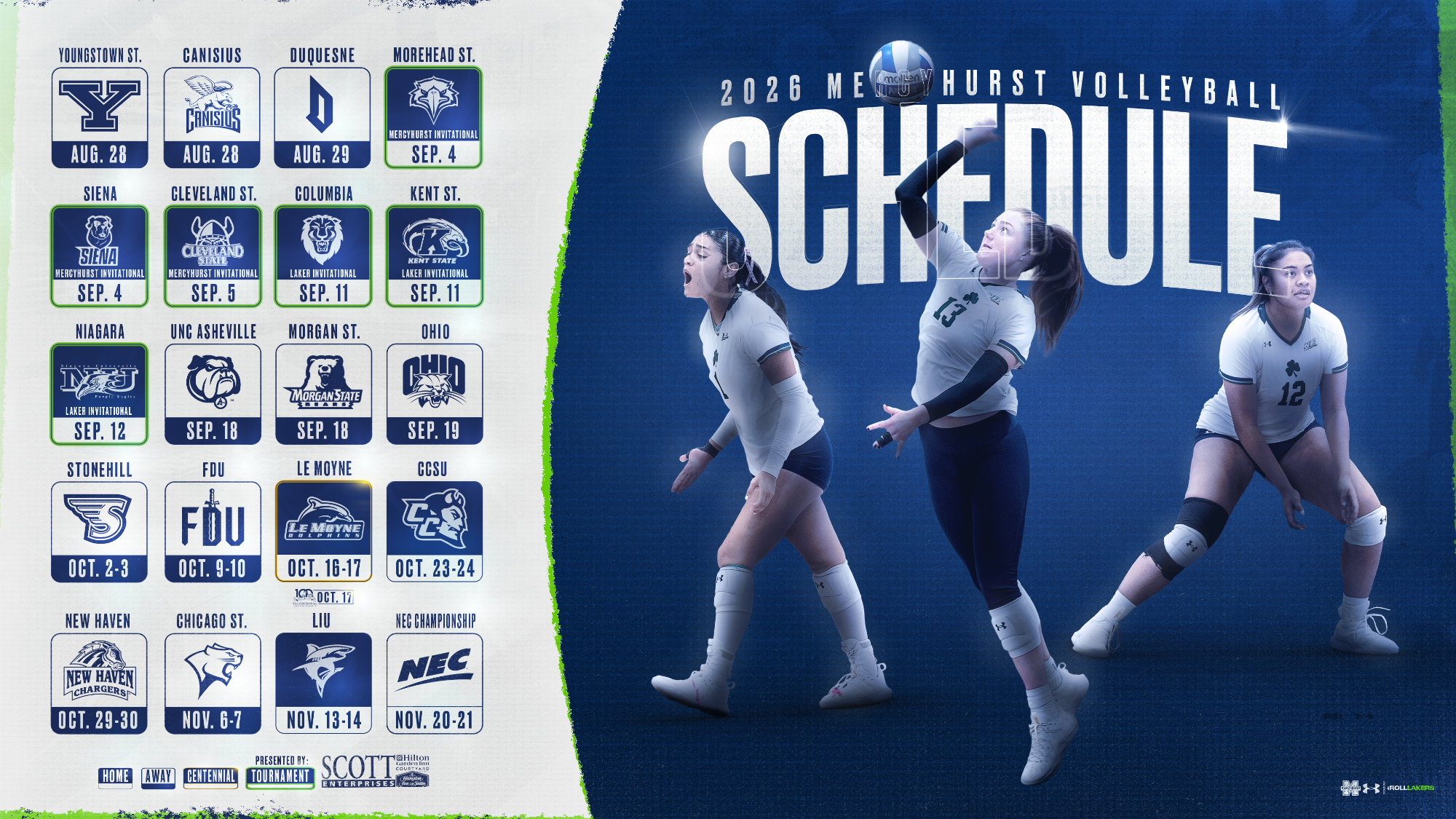 2026 Volleyball Schedule