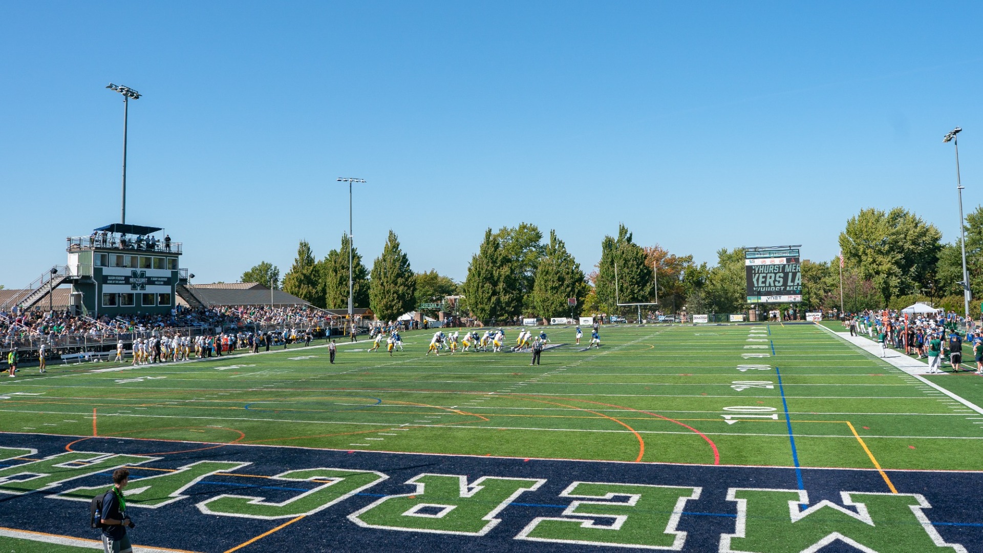 Football from alumni hill