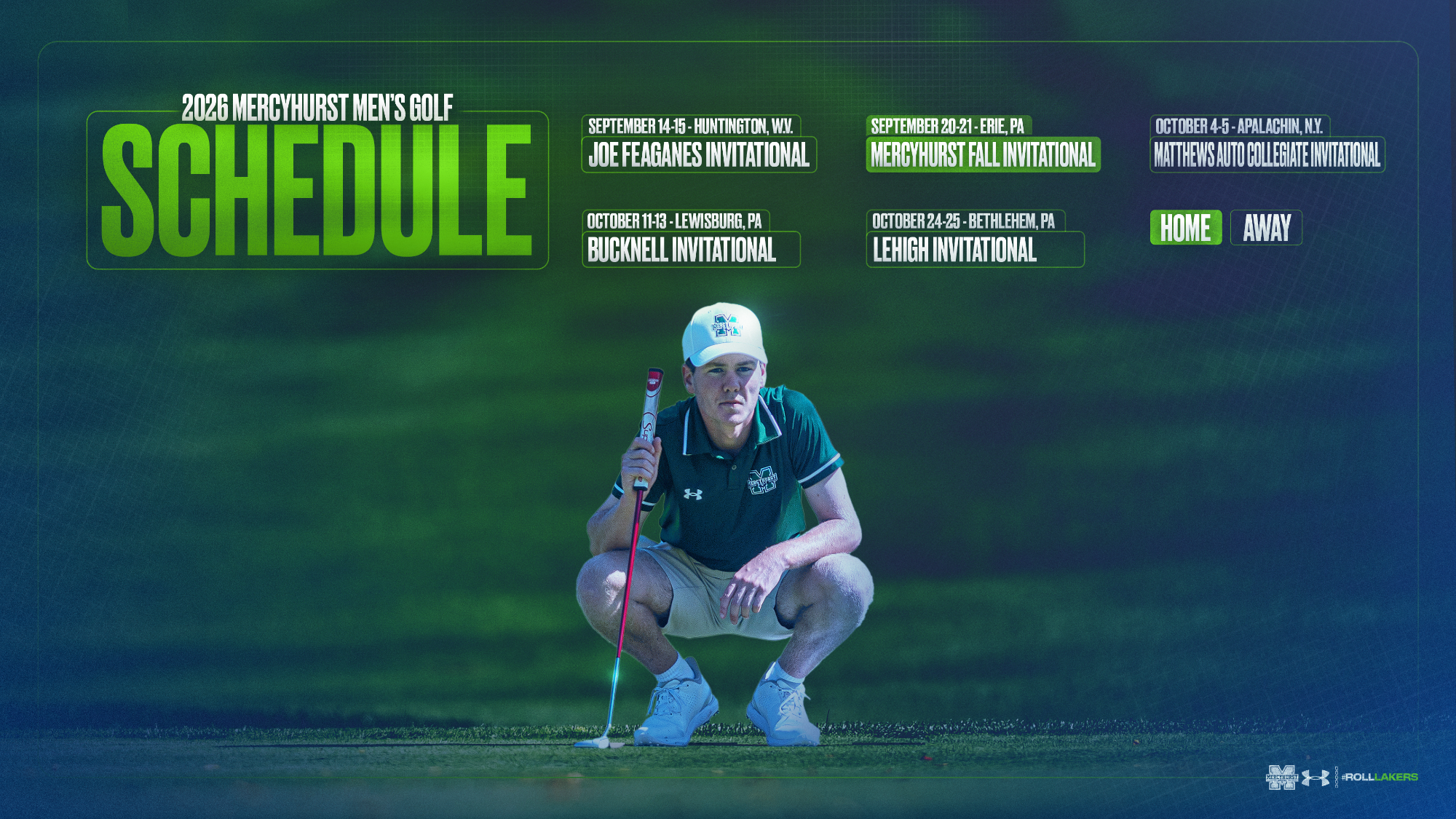 2026 Men's Golf Fall Schedule