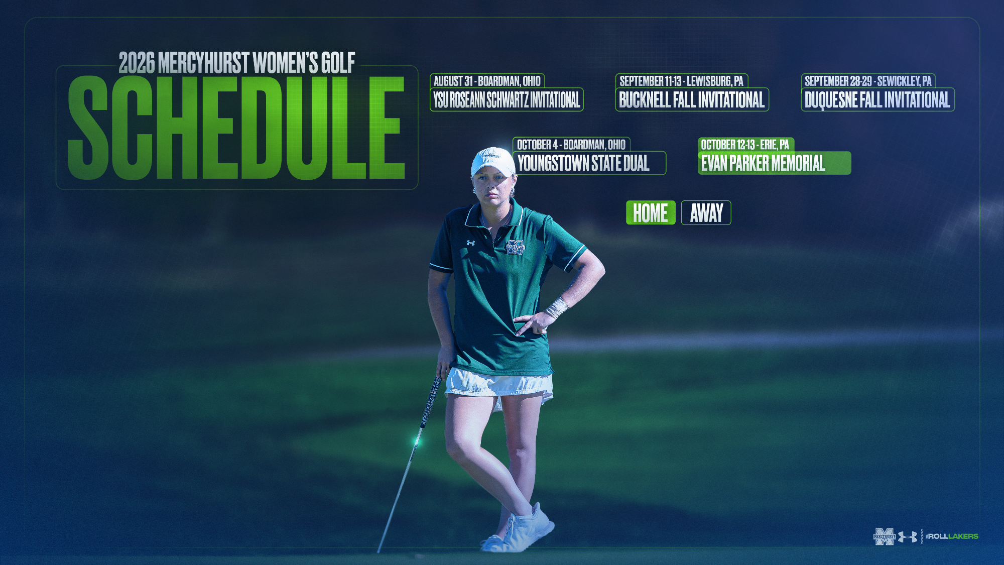 Women's Golf 2026 Fall Schedule