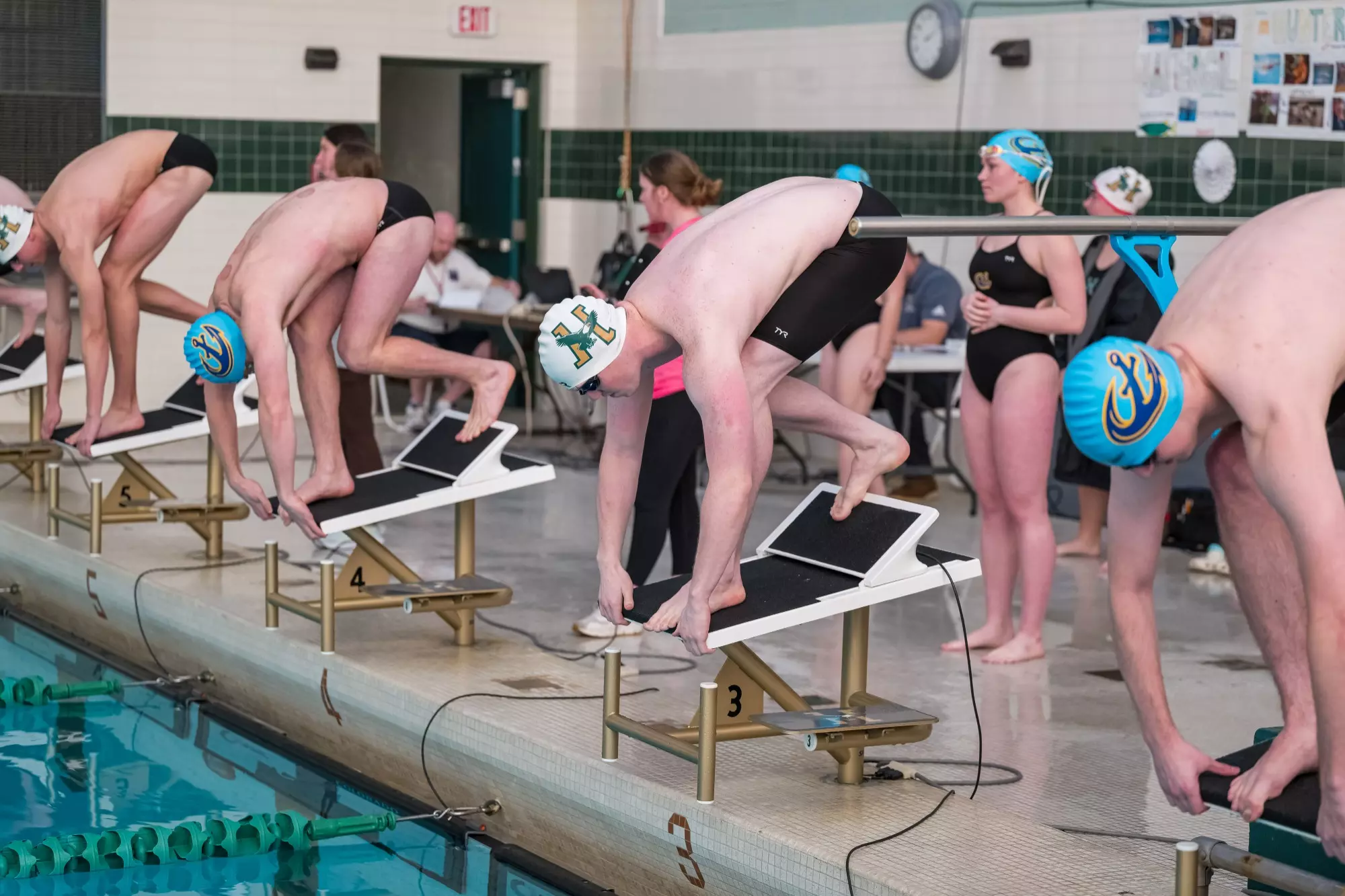 Husson Swim and Dive Husson University Bangor, Maine January 25, 2025 Photo: Eric Ogden