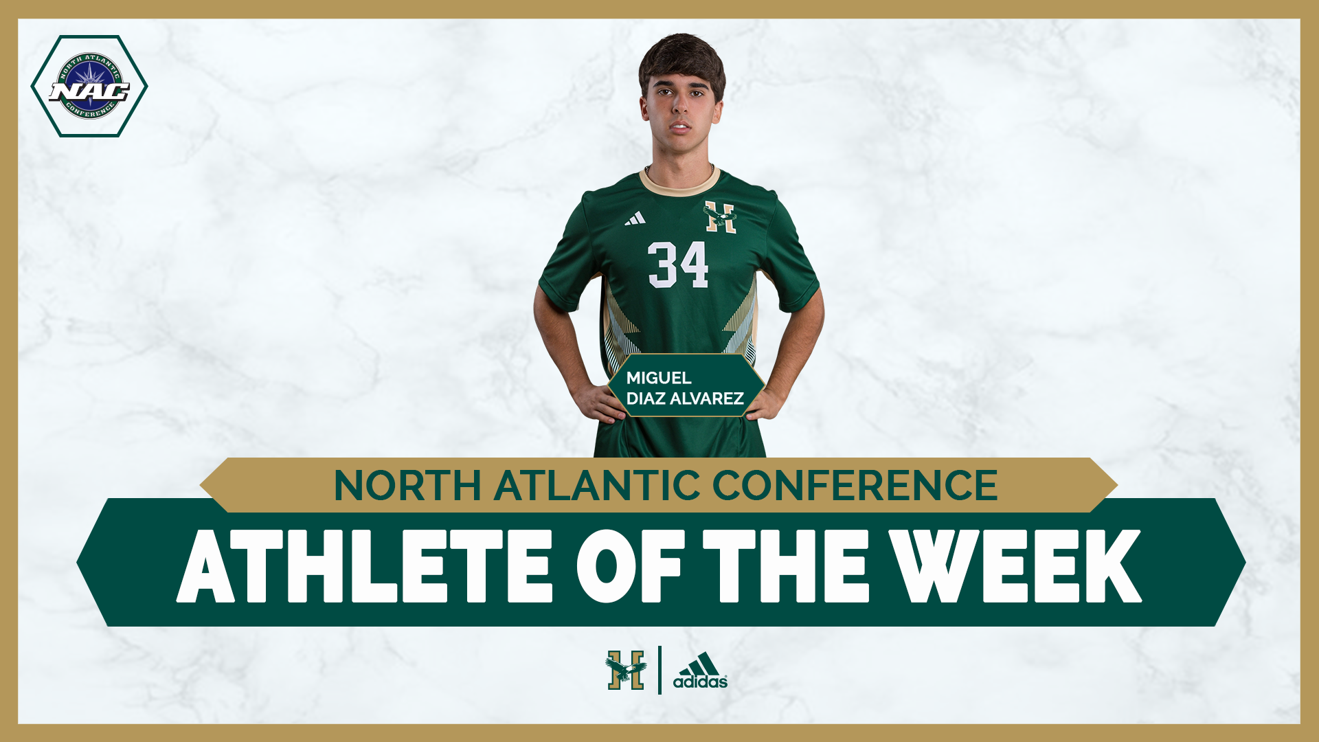 Miguel Diaz Alvarez Weekly Award Graphic